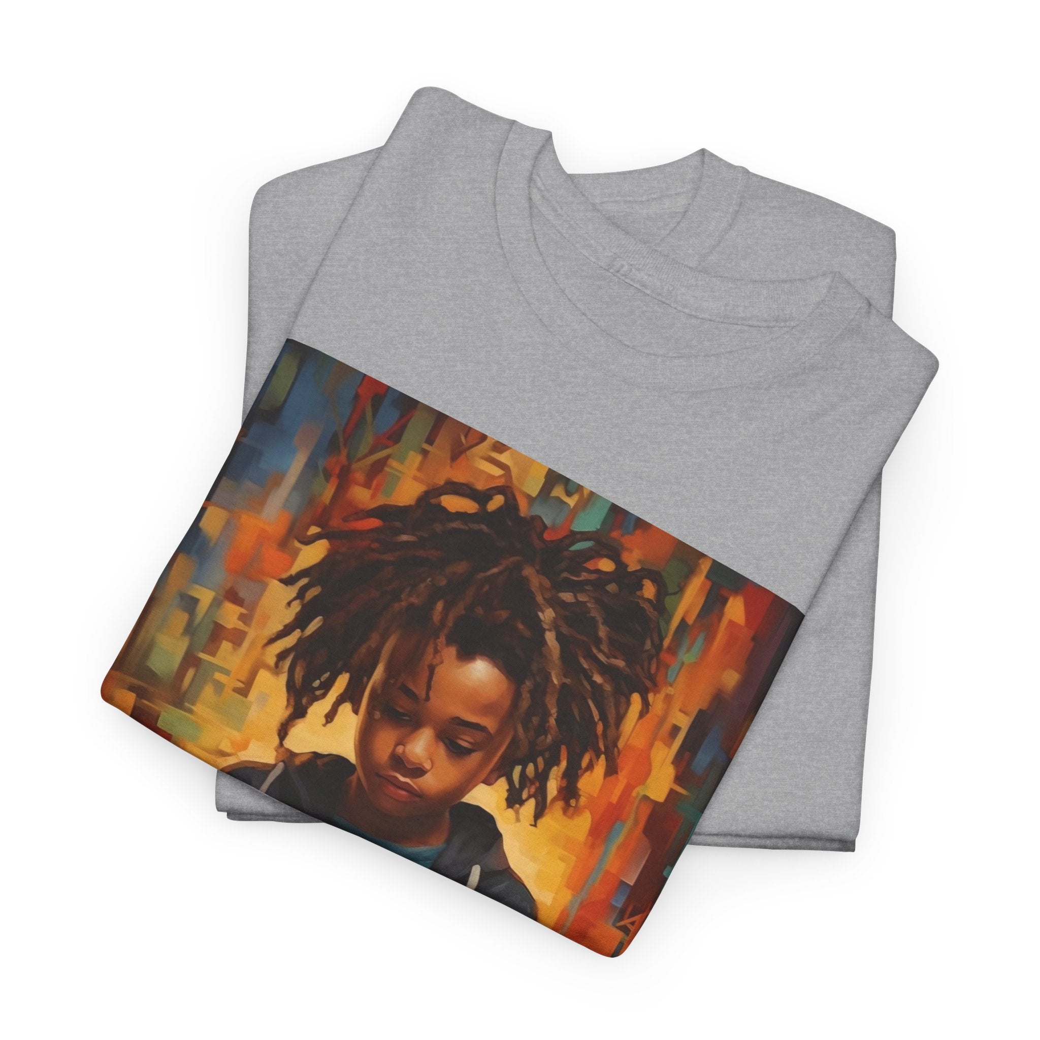Graphic Tee — 'This Is Not A Boycott, This Is A Wealth Transfer' Back Print with Reading Child Artwork