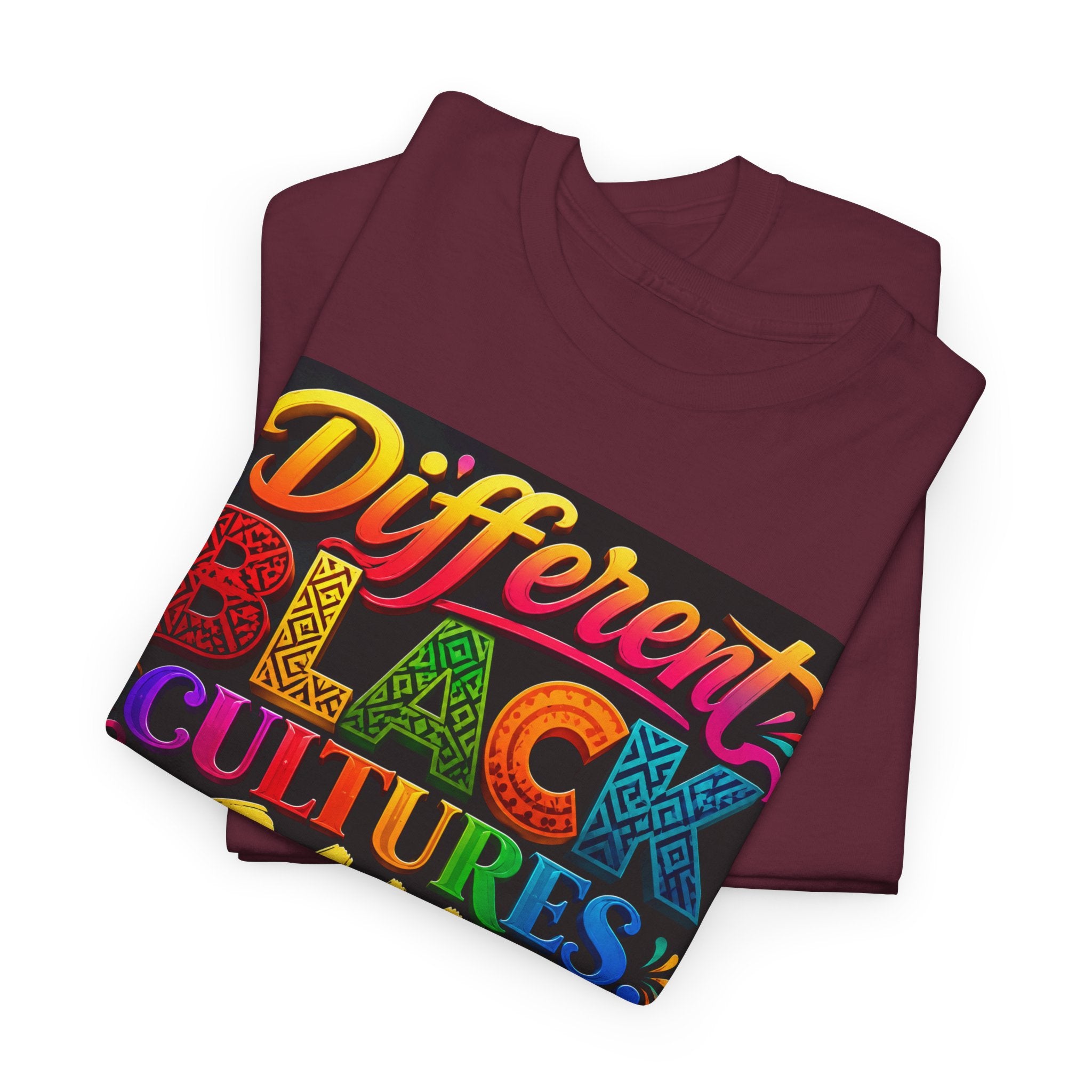 T-Shirt — Different Black Cultures, Same Black Skin Graphic Tee (Black History & Unity)