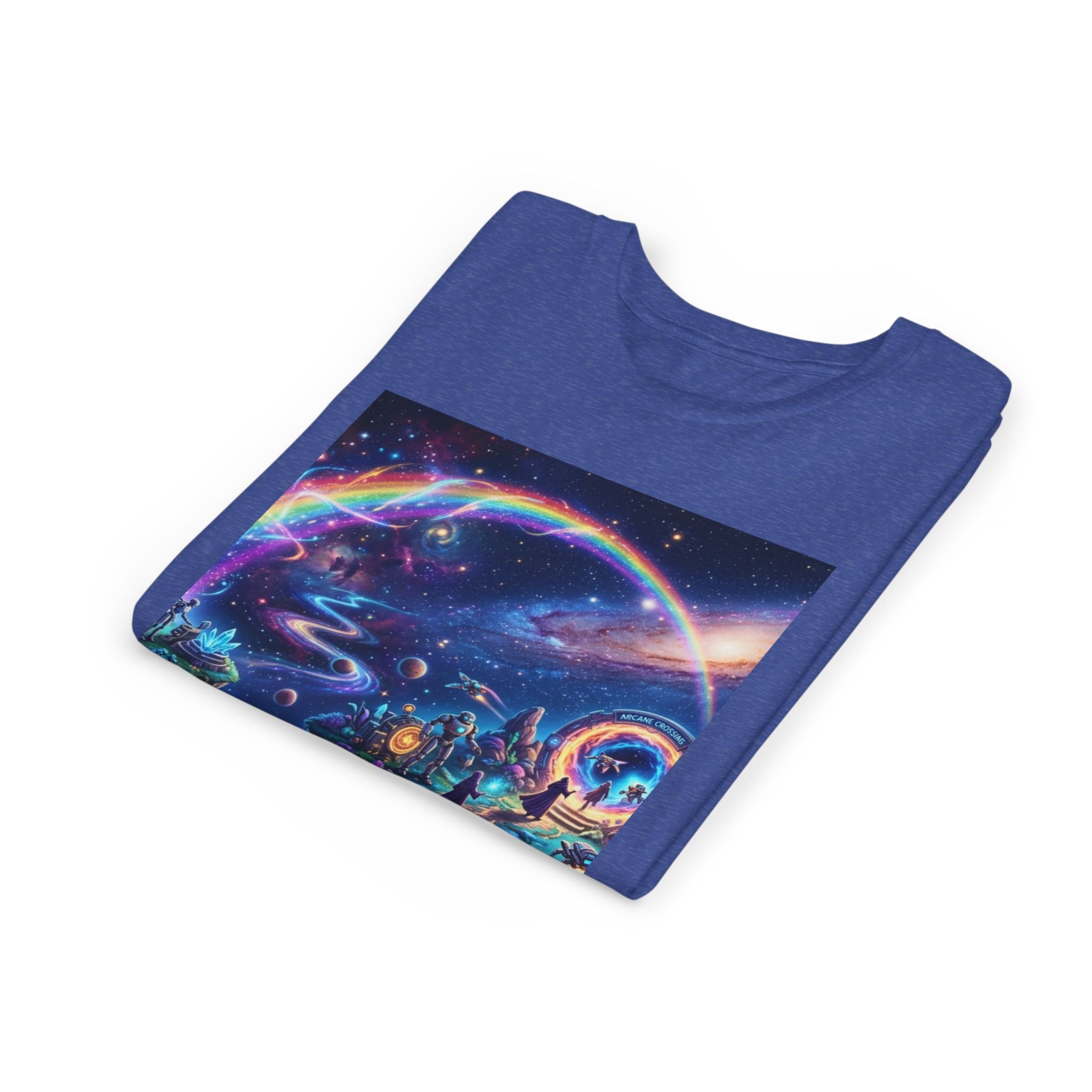 Galaxy Fantasy Youth Tee — Floating Islands, Robots & Magic Portals