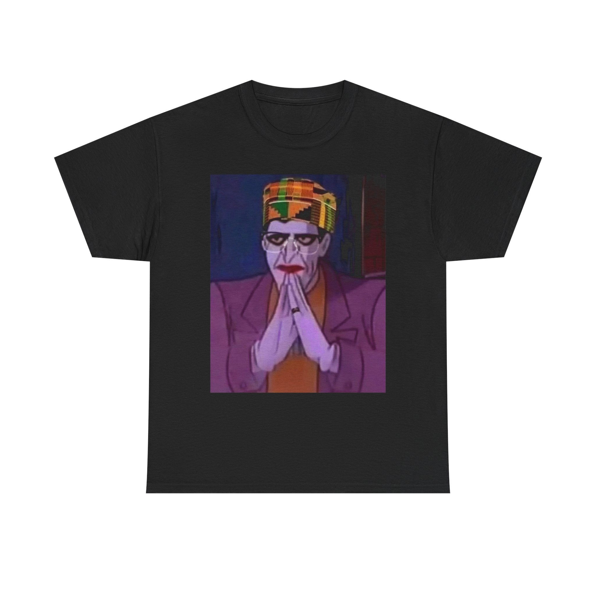 Graphic Tee — Vintage Afrocentric Joker Portrait & Psychedelic Raised Fist Art