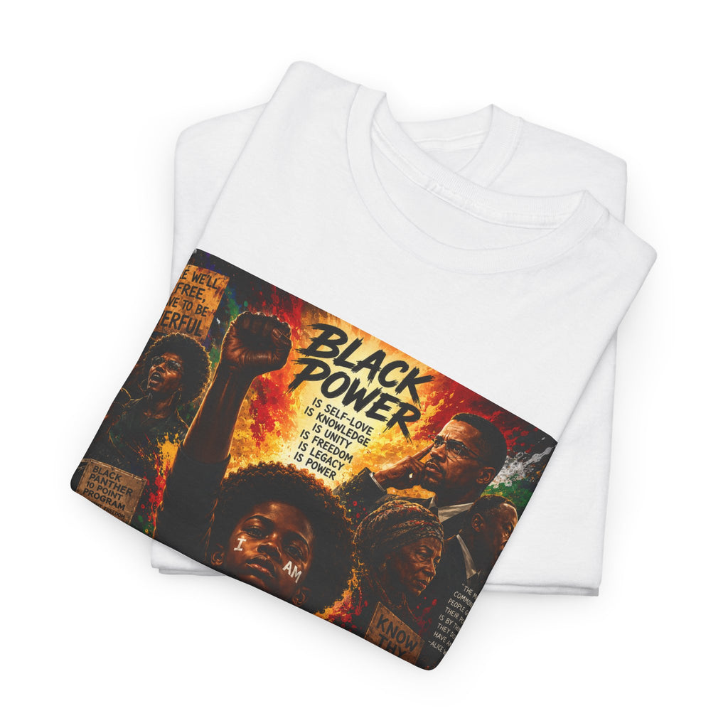 Black Power T‑Shirt — 'This Is Not A Boycott, This Is A Wealth Transfer' Protest Tee