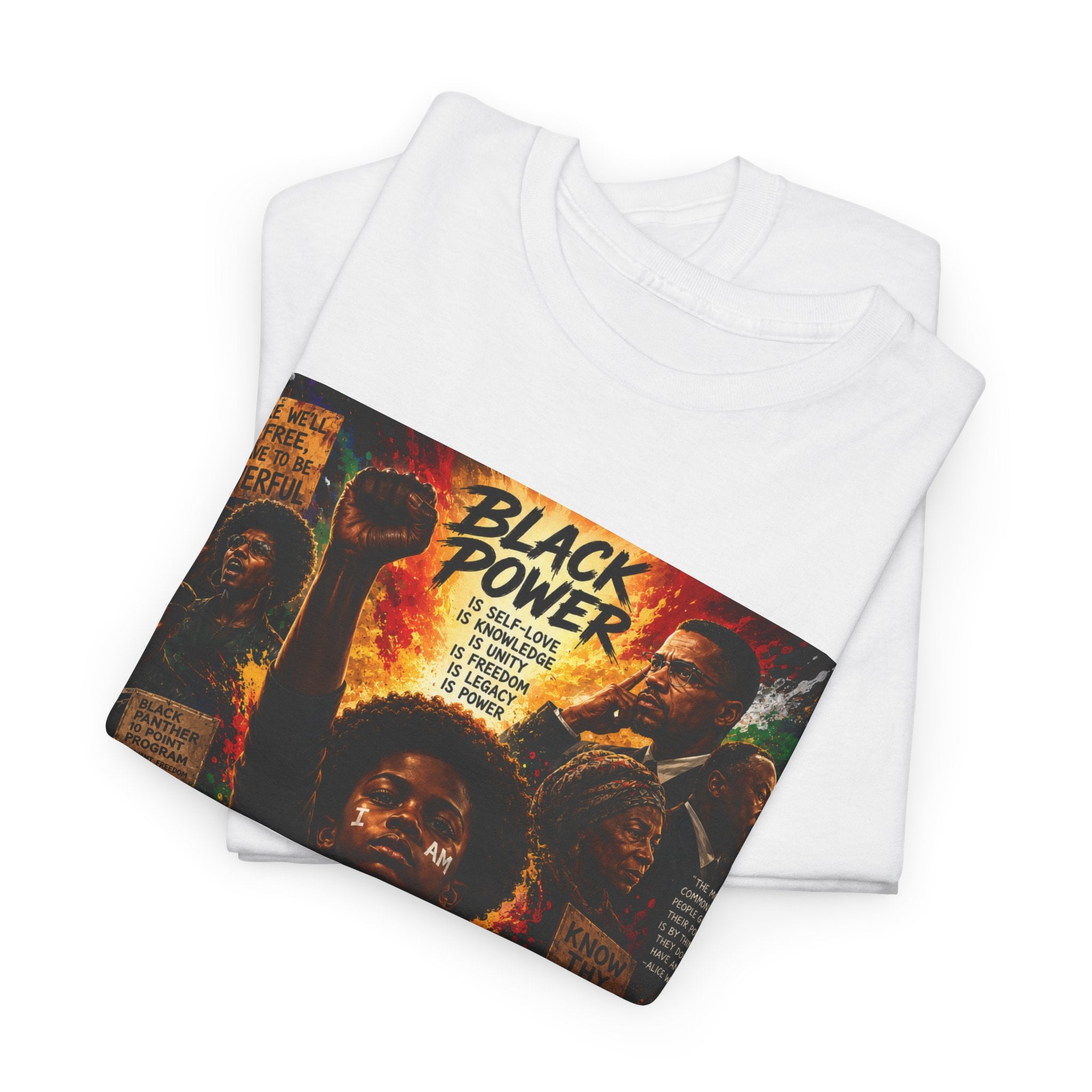 Black Power T‑Shirt — 'This Is Not A Boycott, This Is A Wealth Transfer' Protest Tee