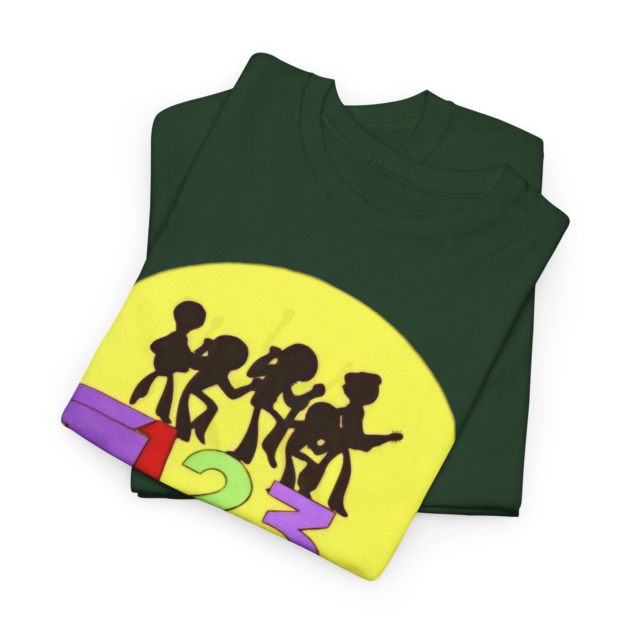 ABC 123 Kids Music Tee — Colorful Educational Rhythm Shirt