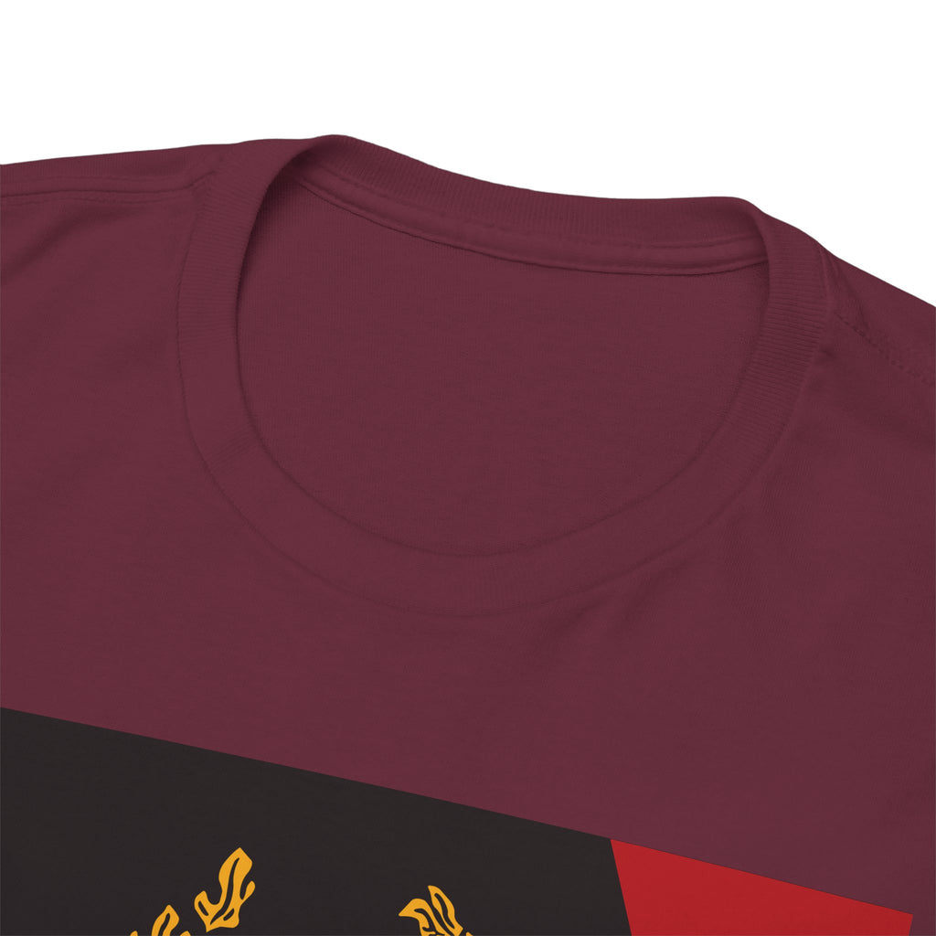 Laurel Trident Tee — Vintage Gold Emblem Graphic T-Shirt