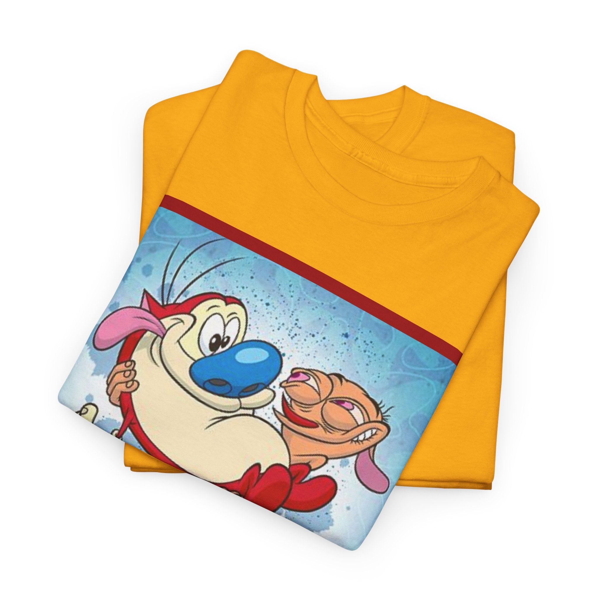Ren & Stimpy Graphic Tee — Retro Nickelodeon Cartoon T-Shirt