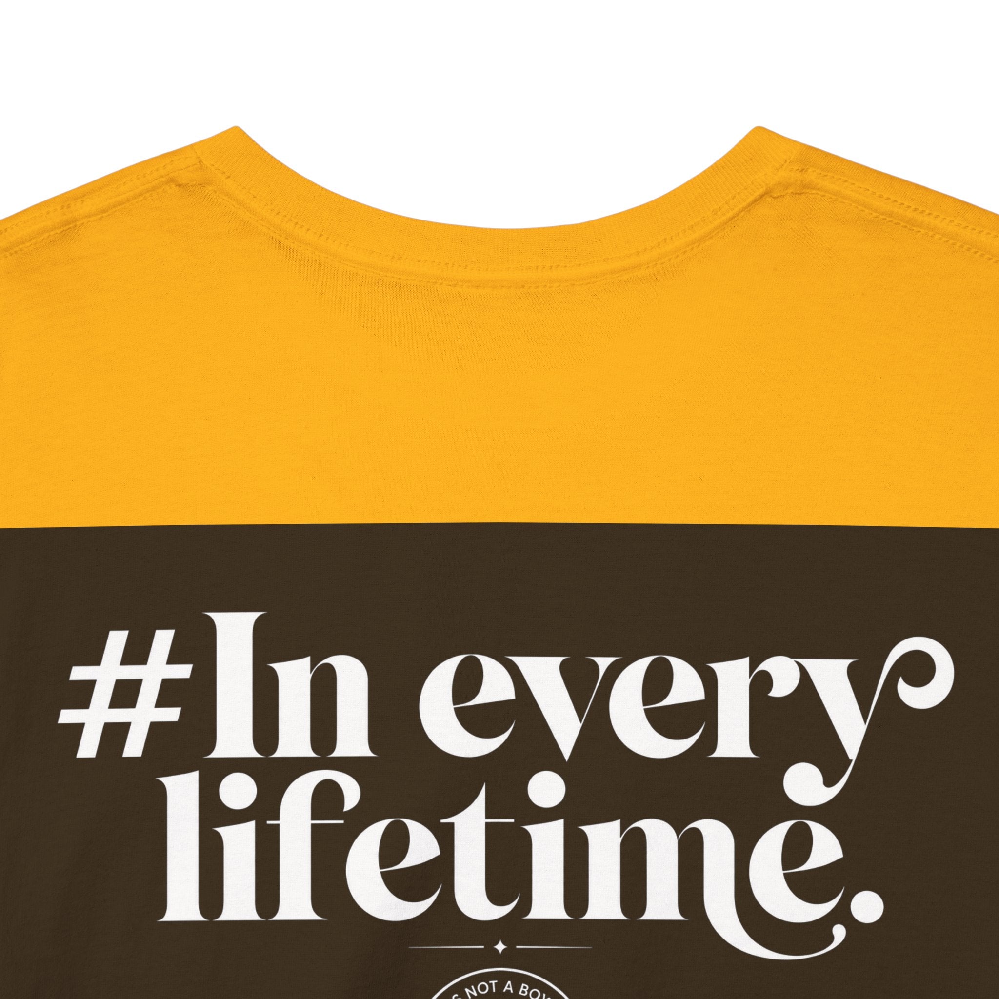 Political Protest Tee — “This Is Not a Boycott, This Is a Wealth Transfer” Shirt (Back: #InEveryLifetime)