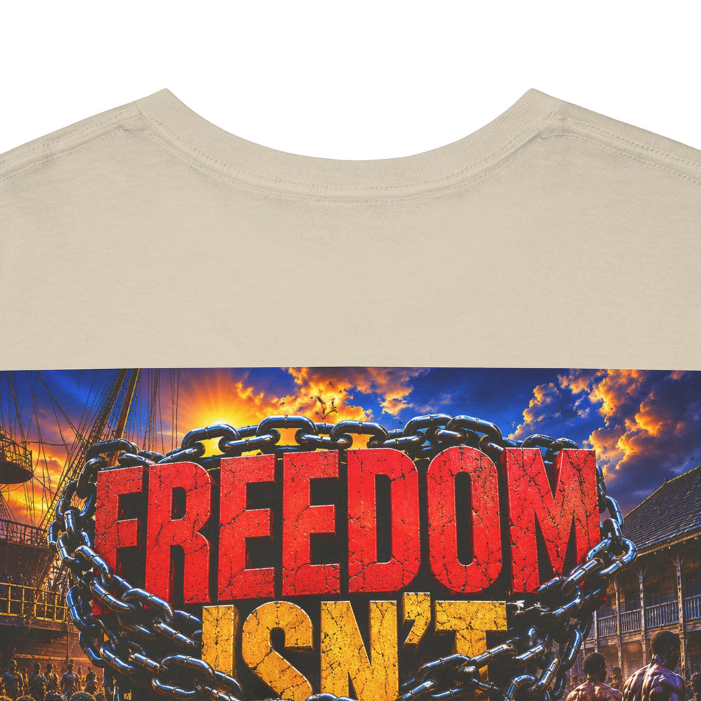 Freedom Isn’t Free Tee — Patriotic Fireworks Soldier Graphic T-Shirt