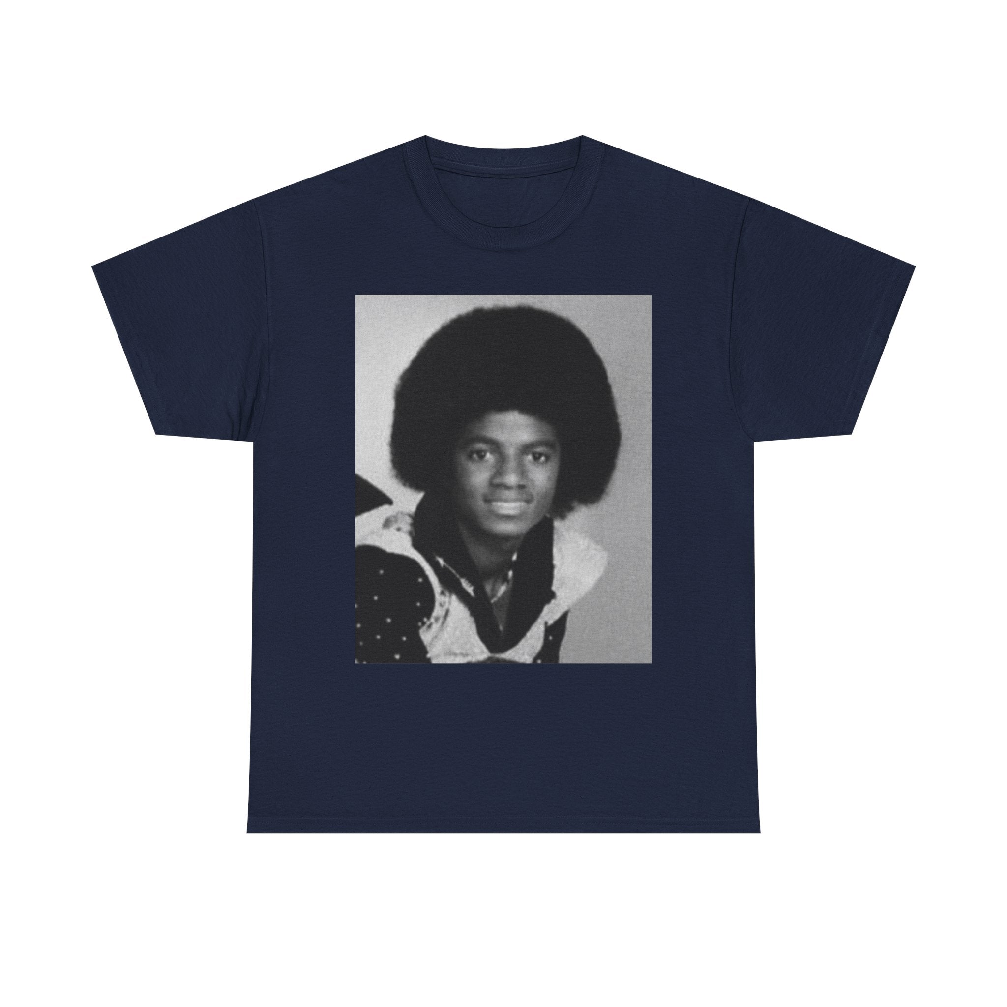 Graphic Tee — Retro Portrait Front with Black Power Fist Back