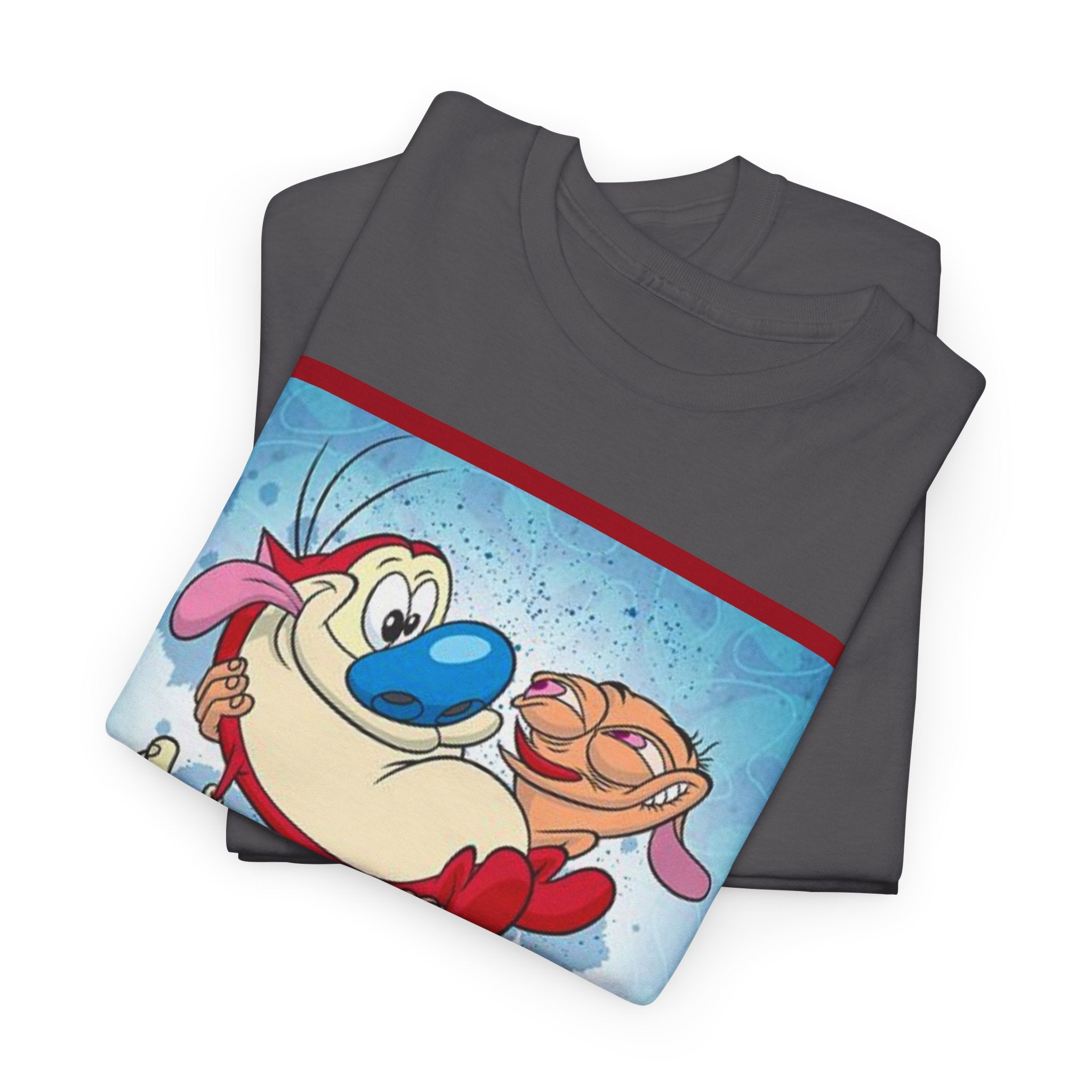Ren & Stimpy Graphic Tee — Retro Nickelodeon Cartoon T-Shirt