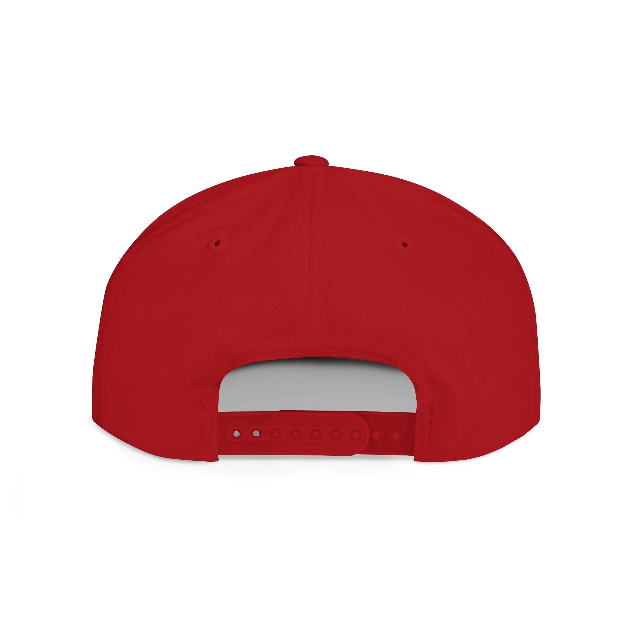 Flat Bill Snapback Hat — Retro Dance Crew Graphic Cap