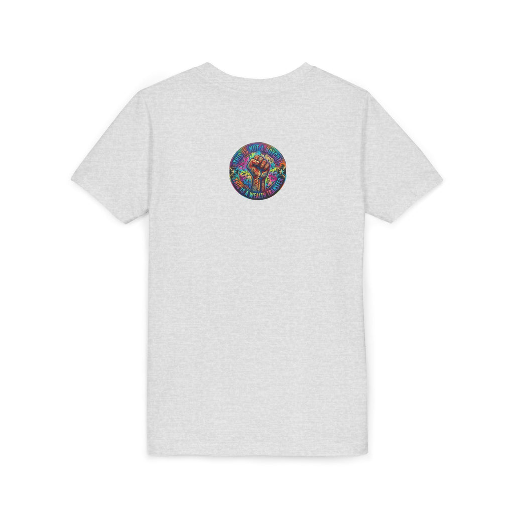 Neon Power Button Tee — Gamer Screen Escape Youth T-Shirt