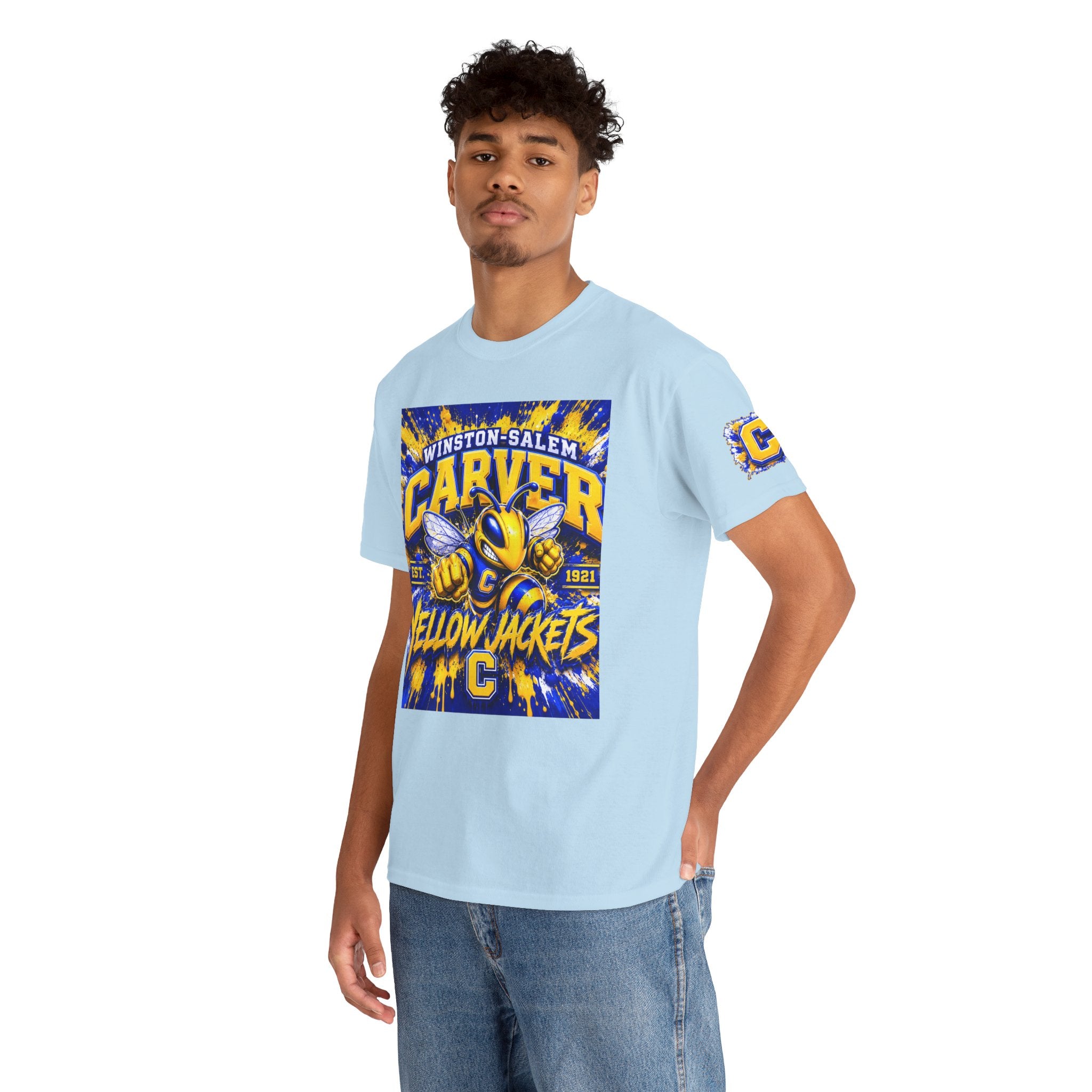 Carver Yellow Jackets T-Shirt — Winston-Salem High School Mascot Tee
