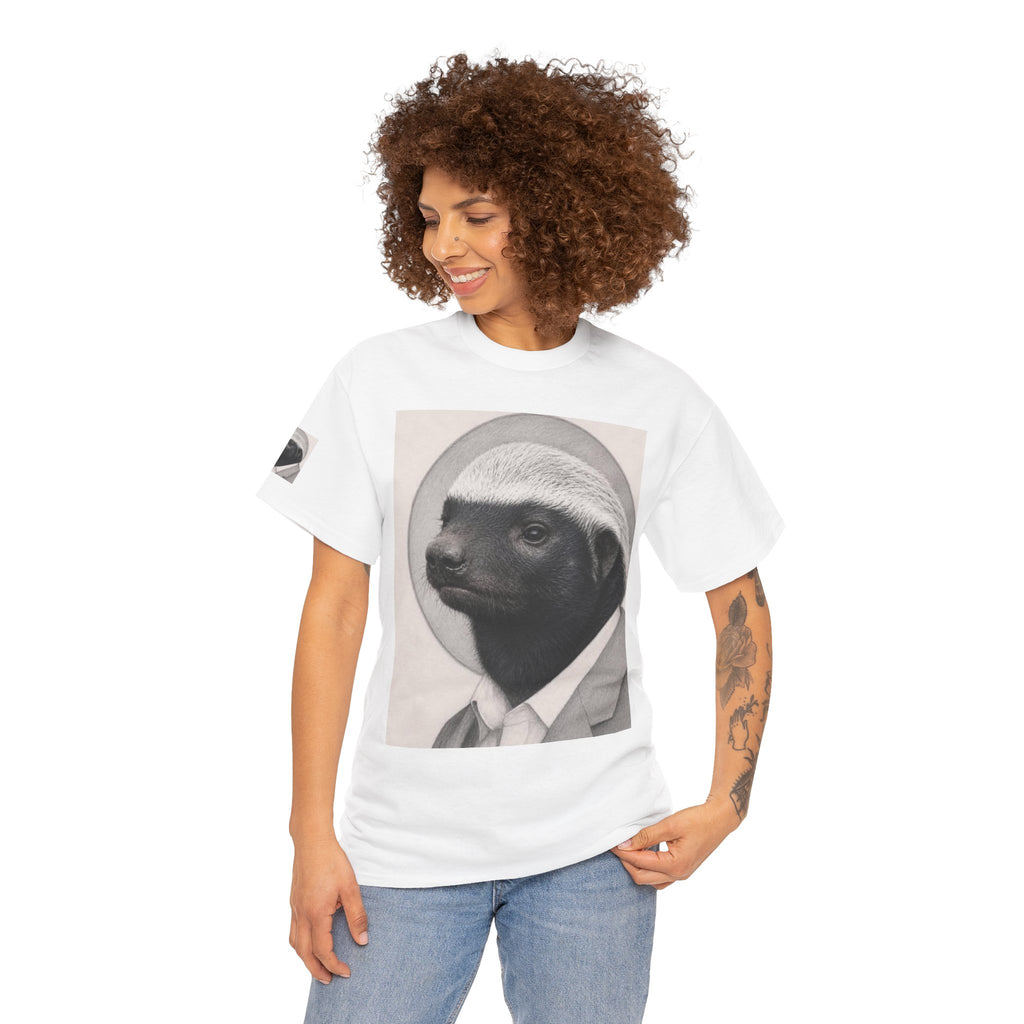 Badger Portrait Tee — "Which One of Y’all MF Said Something About a Home?" Graphic T‑Shirt