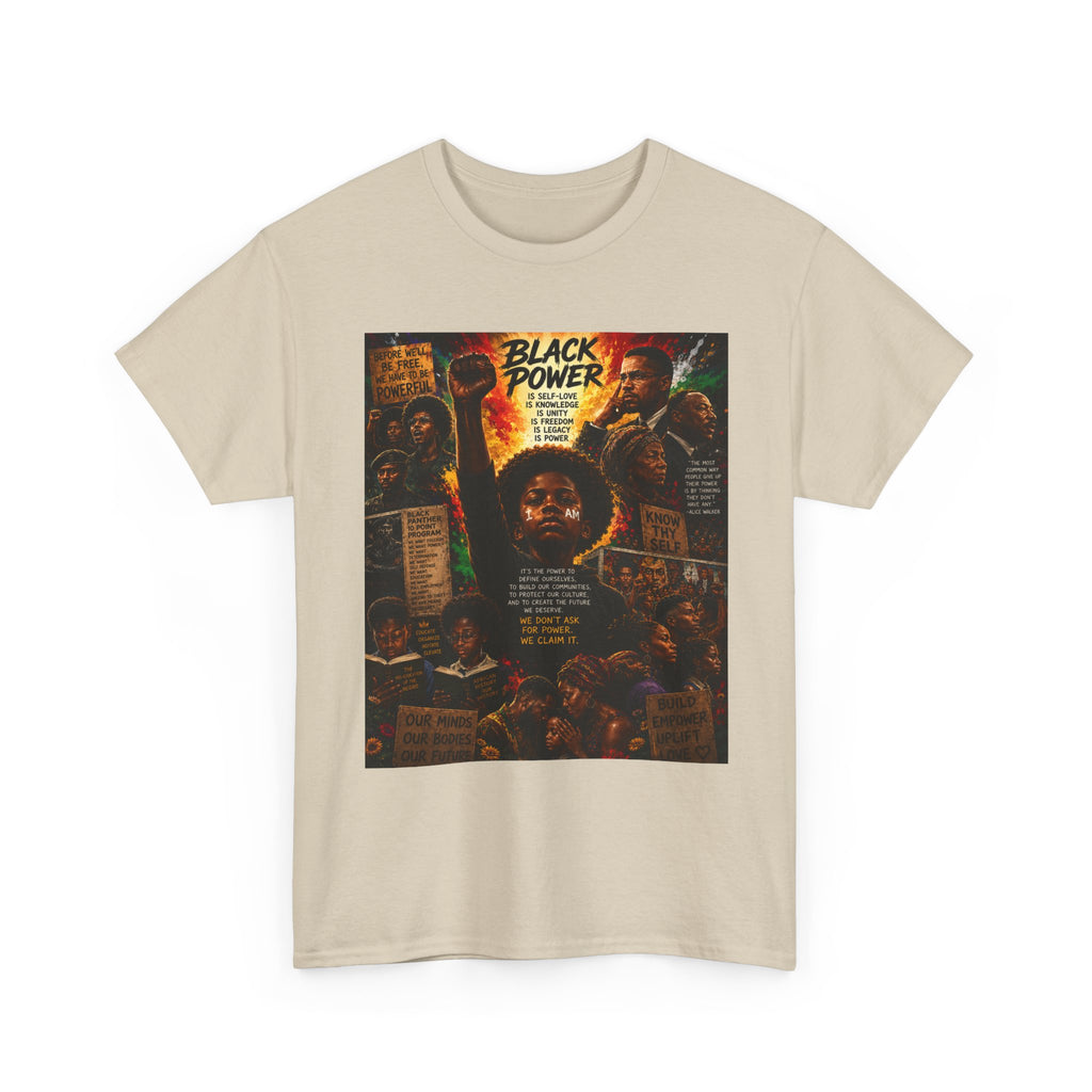 Black Power T‑Shirt — 'This Is Not A Boycott, This Is A Wealth Transfer' Protest Tee