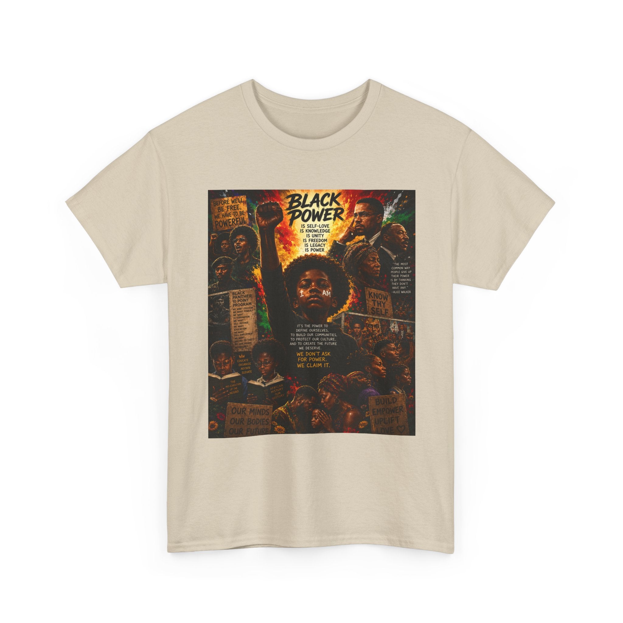 Black Power T‑Shirt — 'This Is Not A Boycott, This Is A Wealth Transfer' Protest Tee