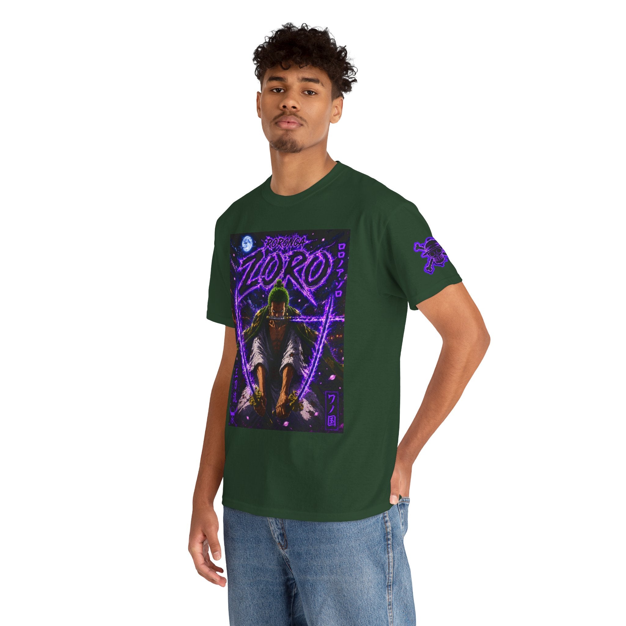 Zoro Neon Samurai T‑Shirt