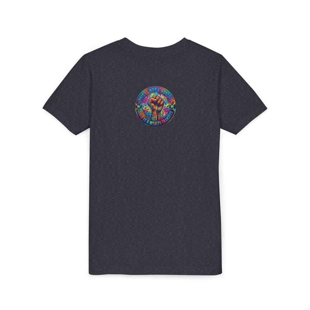 Kids Gaming Tee — Neon Rainbow Portal Gamer Shirt