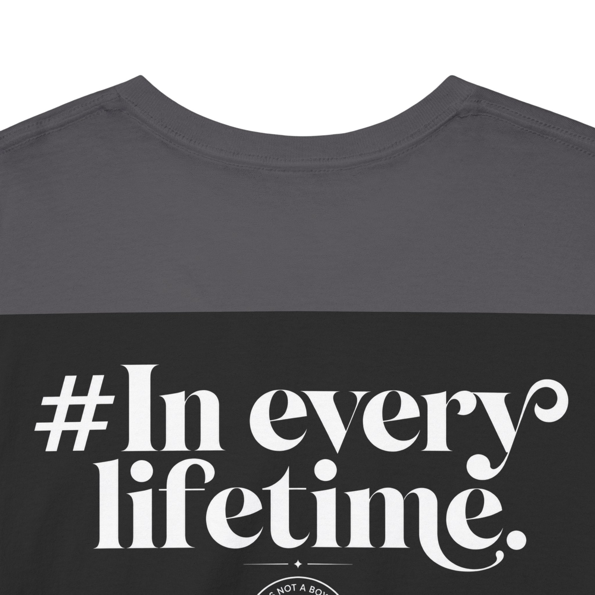 Political Protest Tee — “This Is Not a Boycott, This Is a Wealth Transfer” Shirt (Back: #InEveryLifetime)