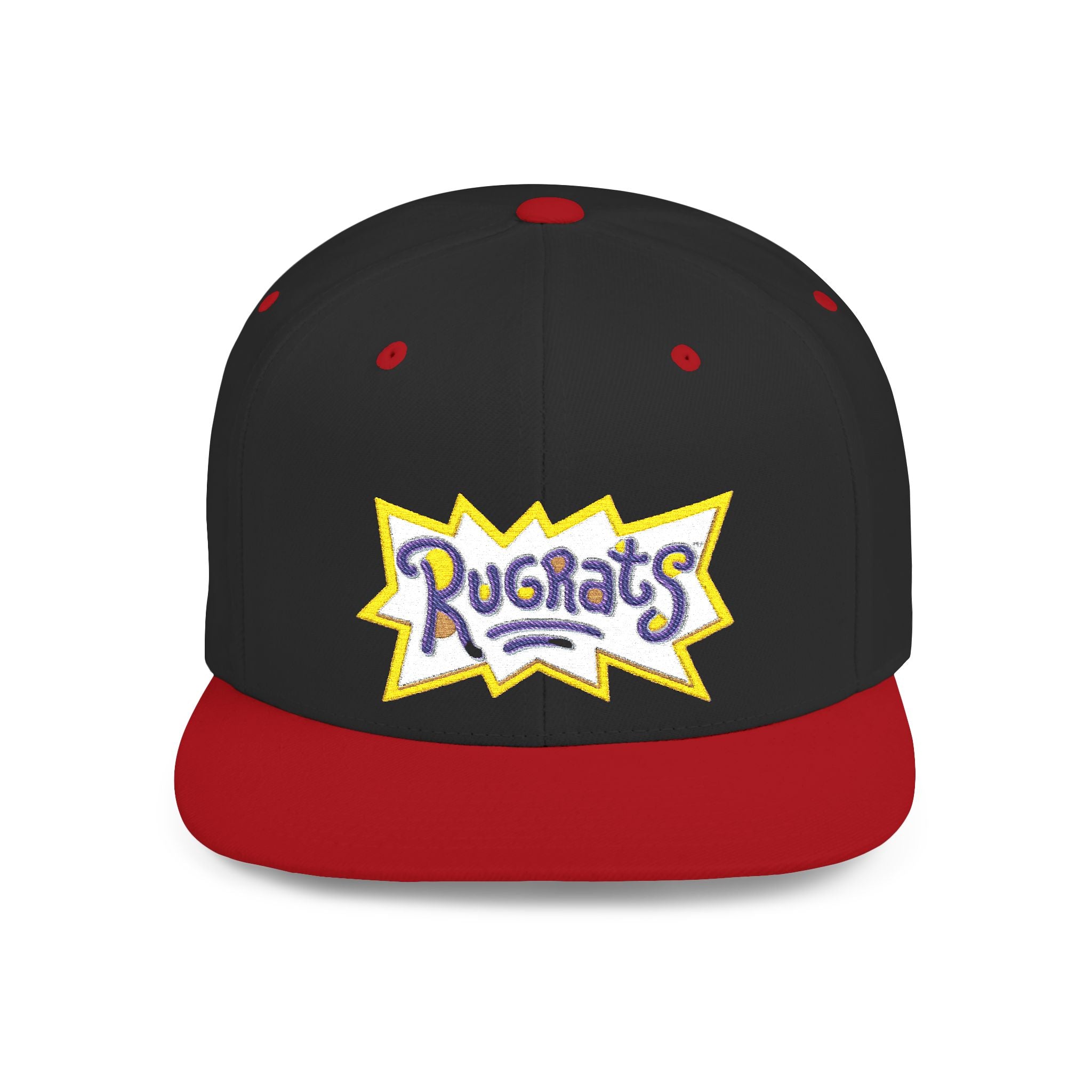 Snapback Hat — Retro 'Rugrats' Logo Flat Bill Cap