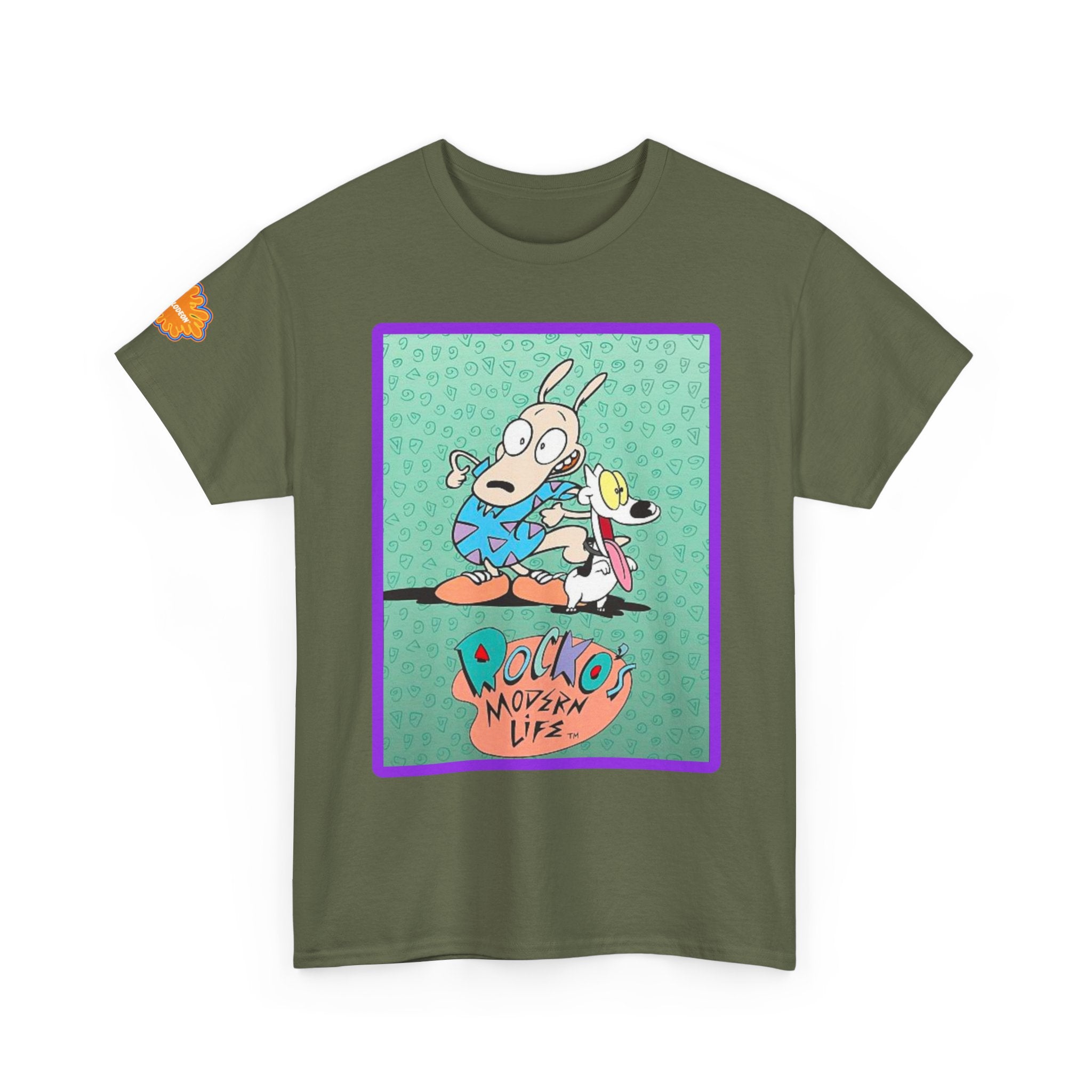 Rocko's Modern Life Cartoon Tee — Retro 90s Nicktoons Graphic T-Shirt