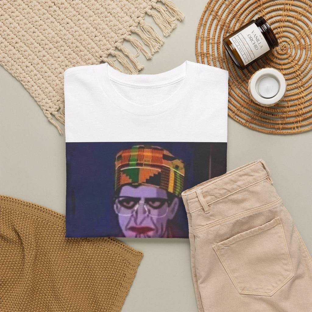 Graphic Tee — Vintage Afrocentric Joker Portrait & Psychedelic Raised Fist Art
