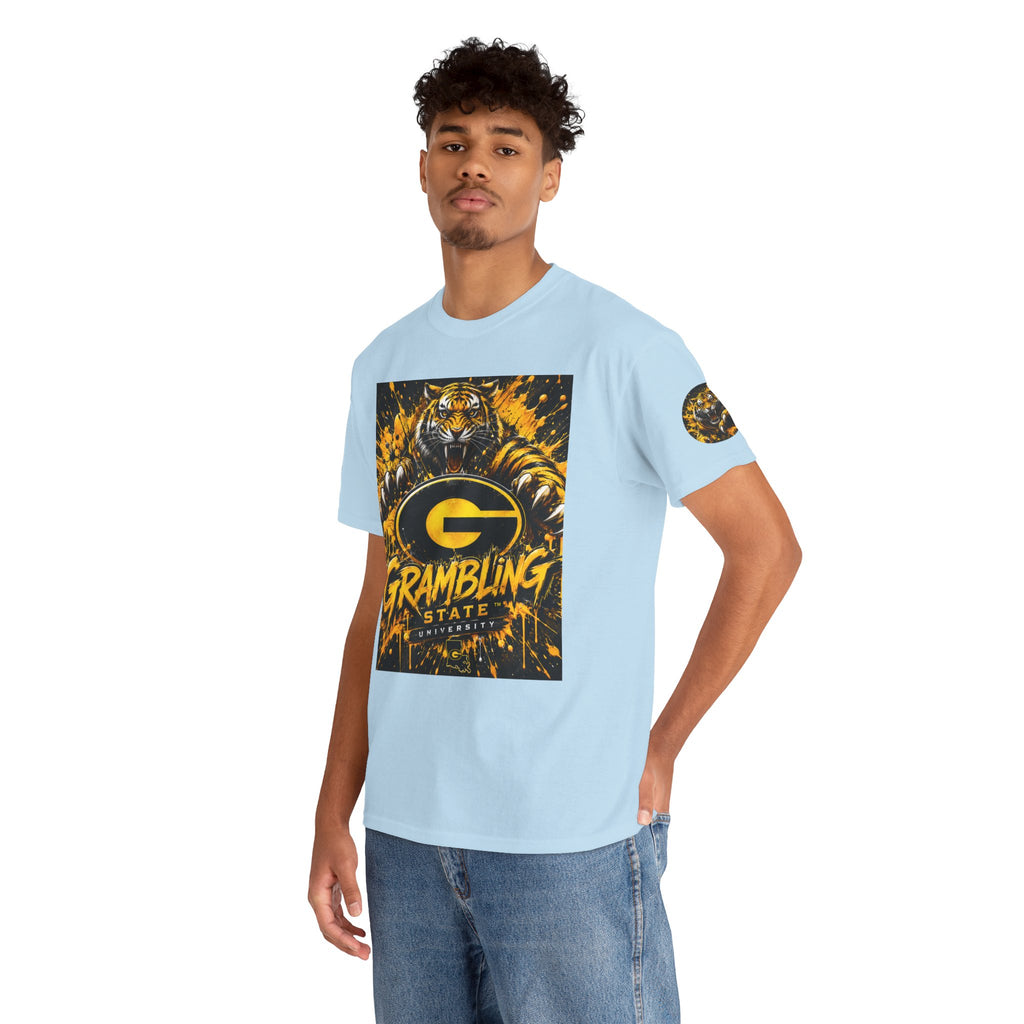 Grambling State Tigers T-Shirt — Roaring Tiger Logo College Tee