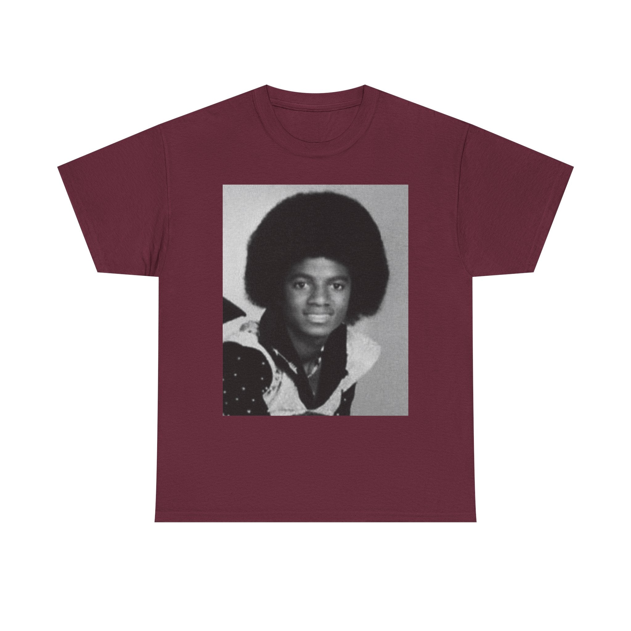 Graphic Tee — Retro Portrait Front with Black Power Fist Back