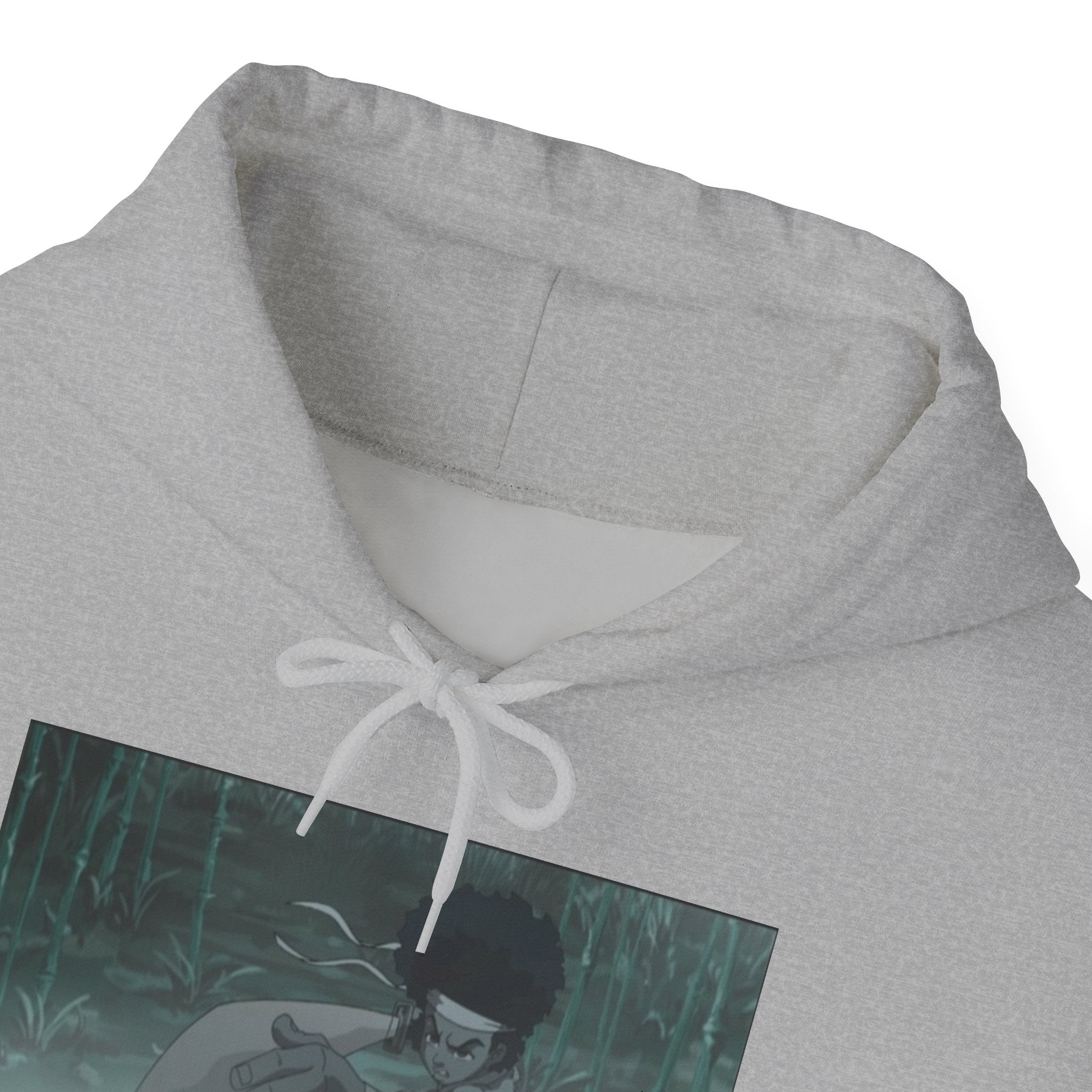 Moody Forest Angel Hoodie — Ethereal Wings Graphic Sweatshirt