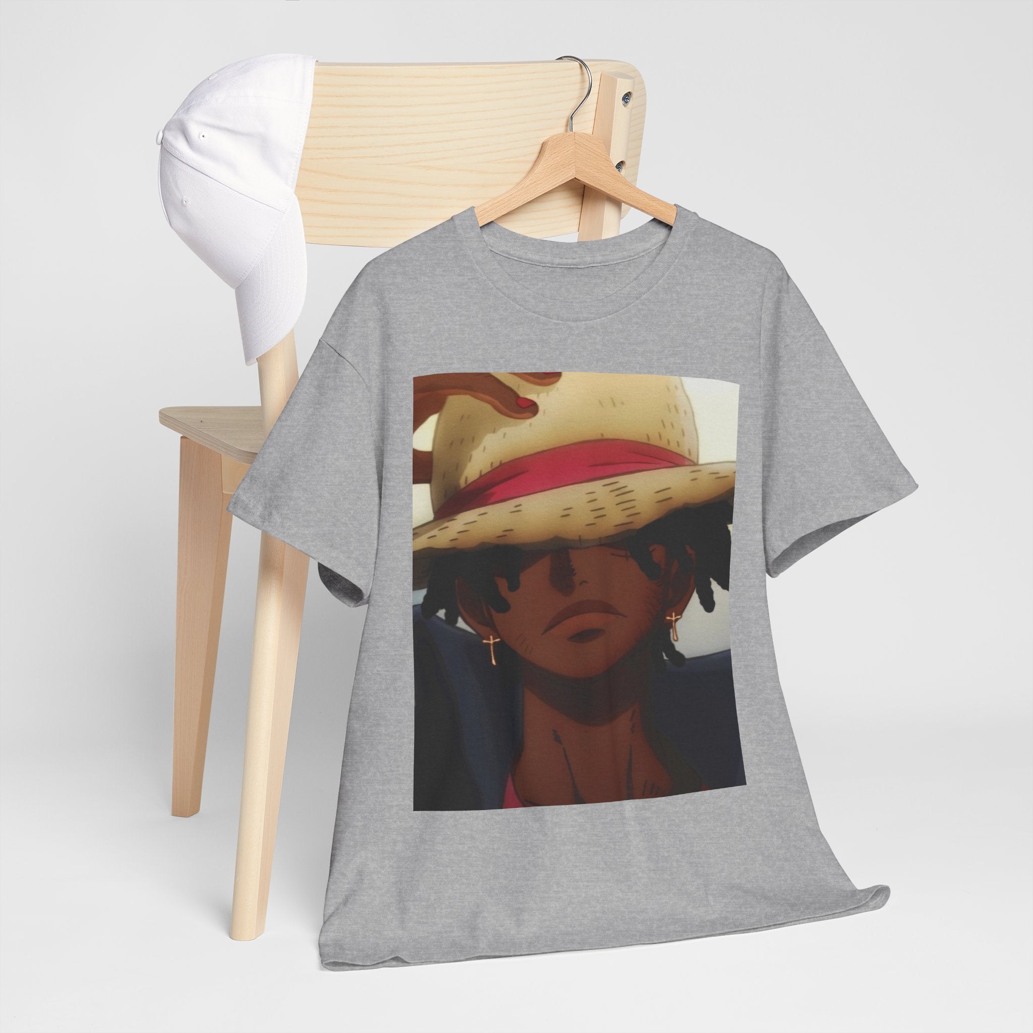 One Piece Luffy Straw Hat T‑Shirt — Anime Pirate Crew Graphic Tee