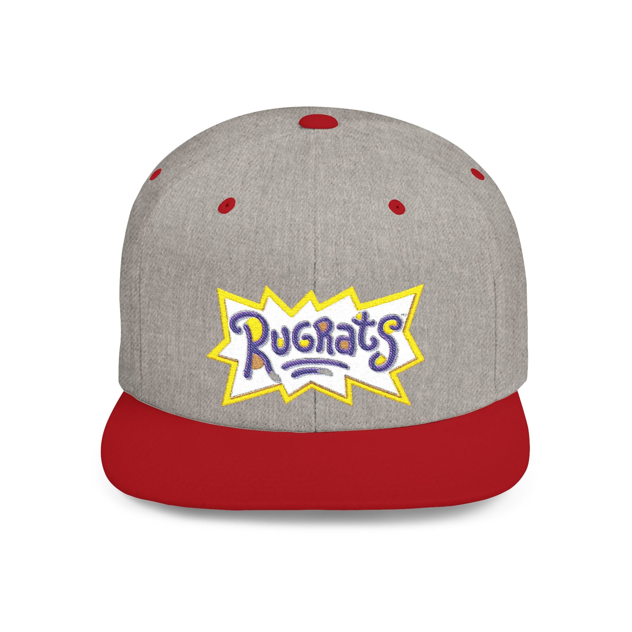 Snapback Hat — Retro 'Rugrats' Logo Flat Bill Cap