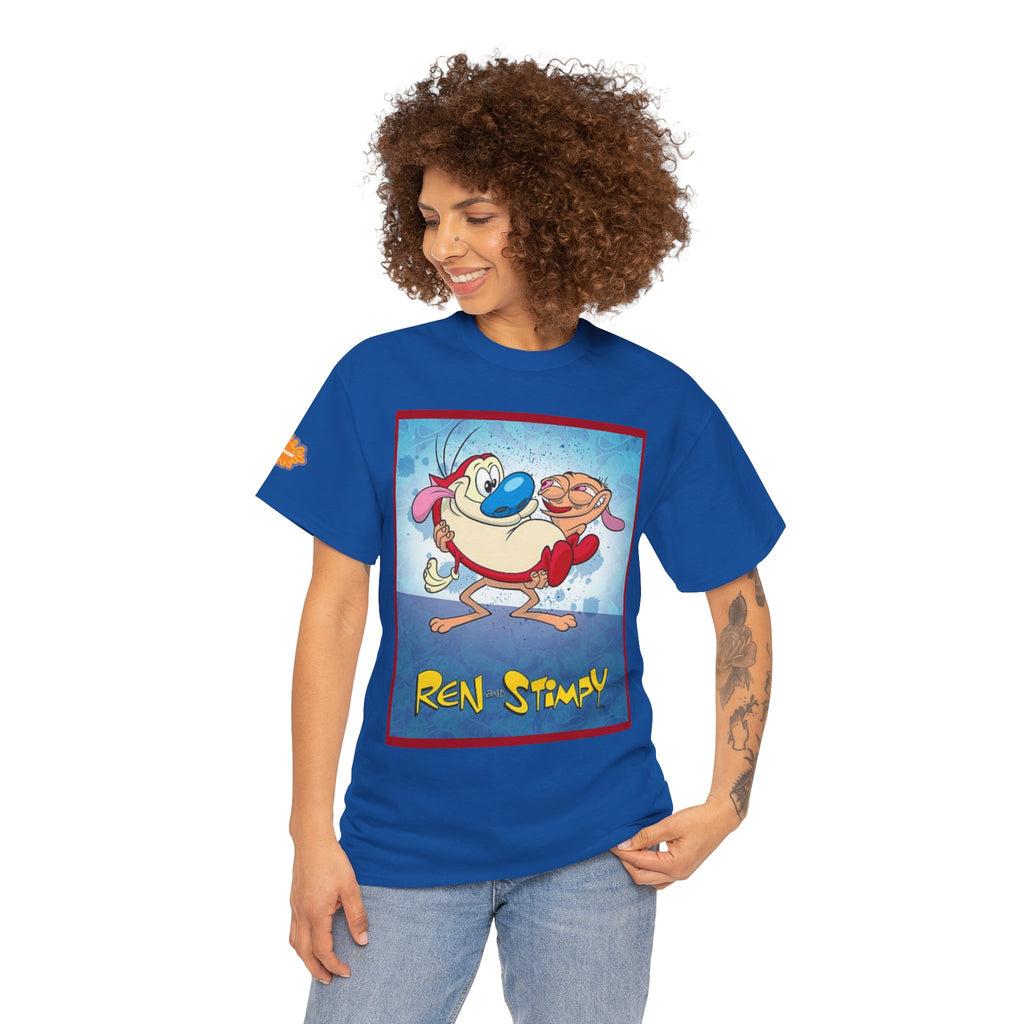 Ren & Stimpy Graphic Tee — Retro Nickelodeon Cartoon T-Shirt