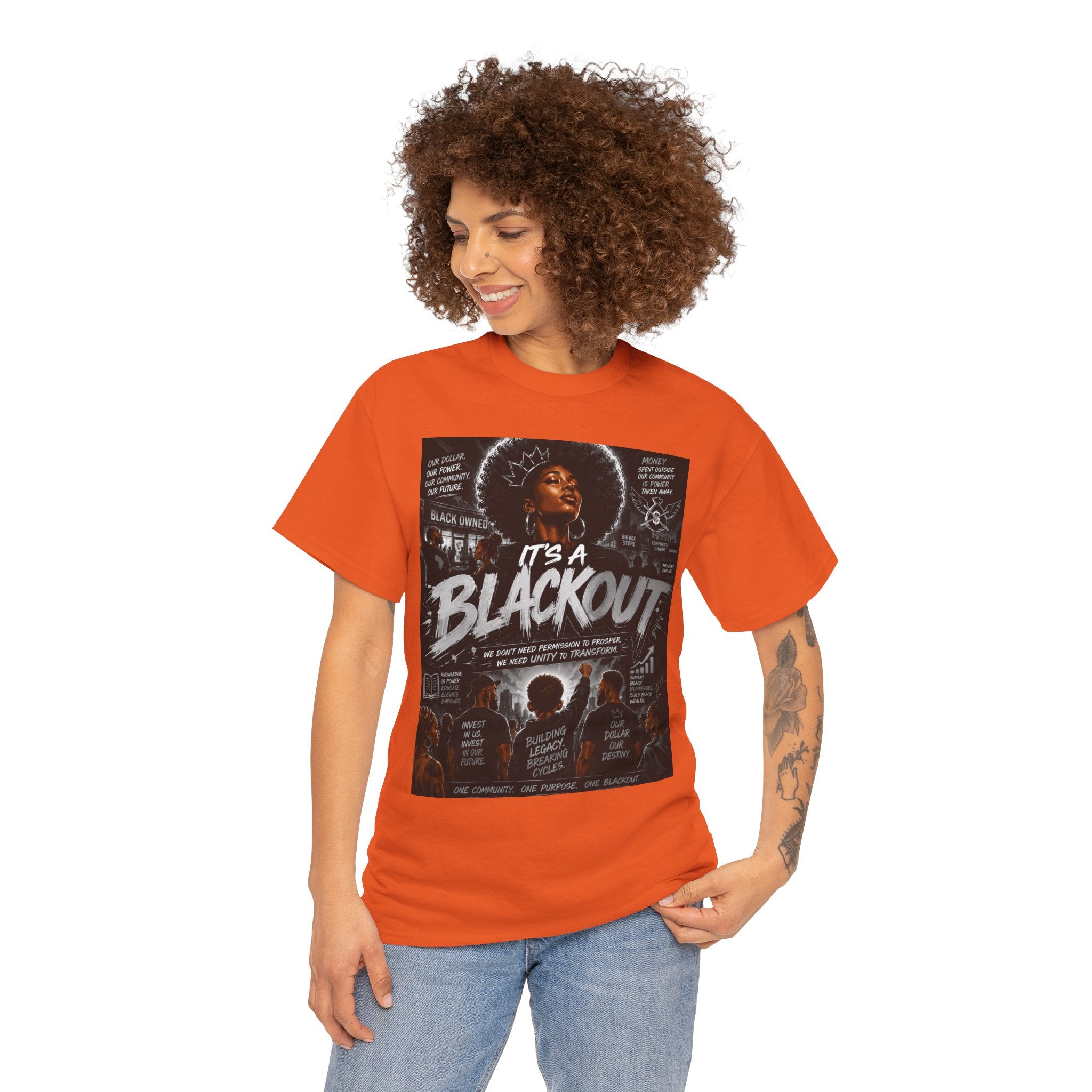 Blackout Protest T-Shirt — "It's a Blackout" Social Justice Tee