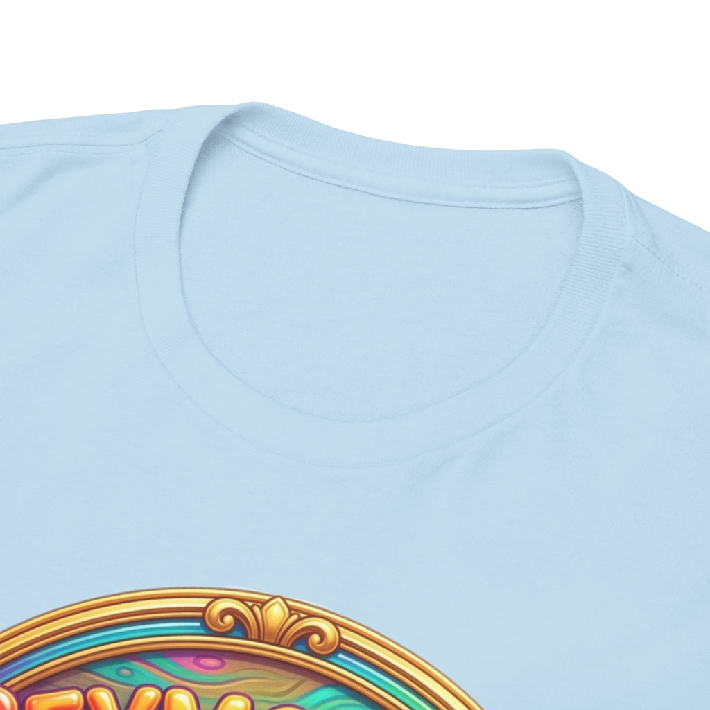 Caribbean BBQ & Seafood Tee — “Seymour’s” Vibrant Island Food Graphic T-Shirt