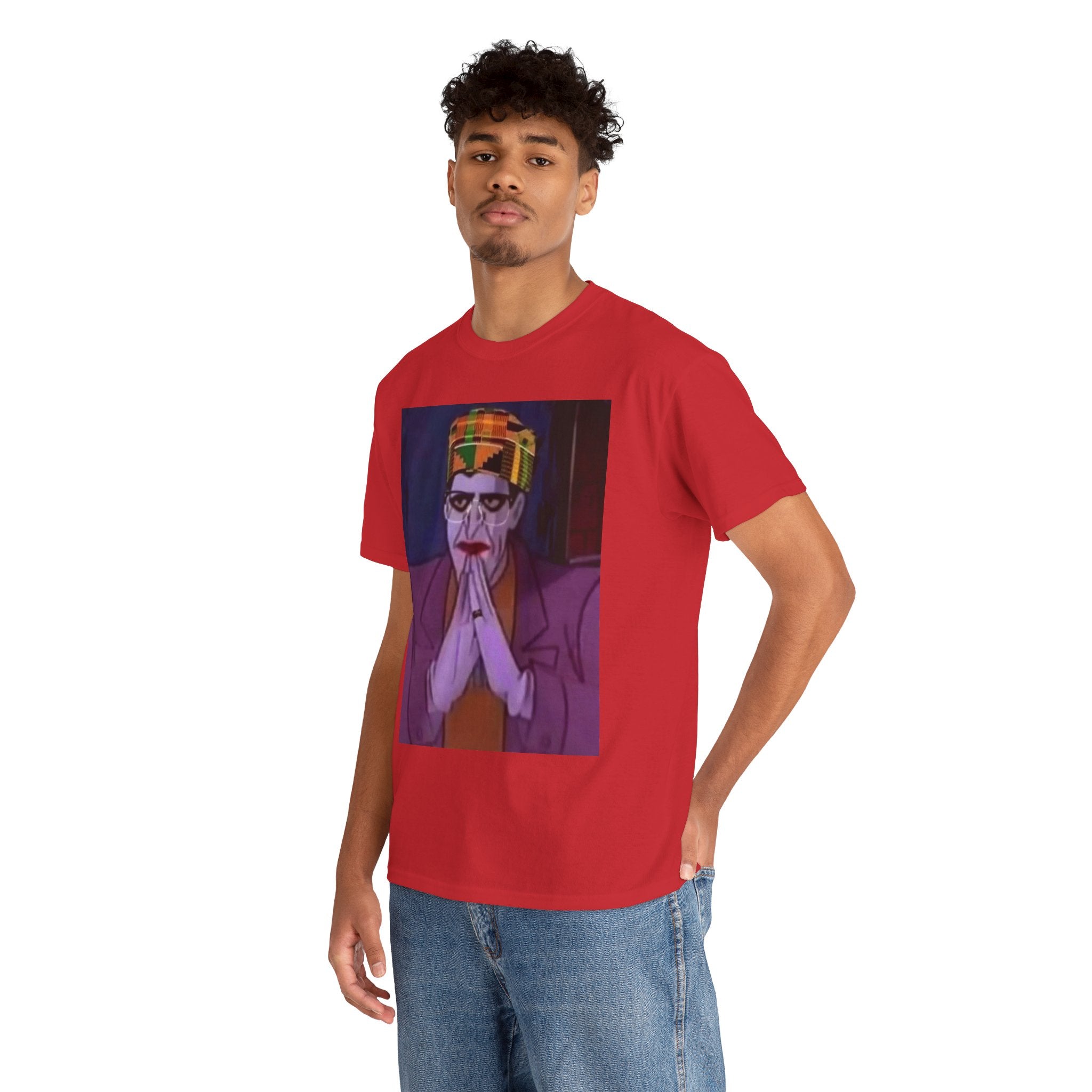 Graphic Tee — Vintage Afrocentric Joker Portrait & Psychedelic Raised Fist Art