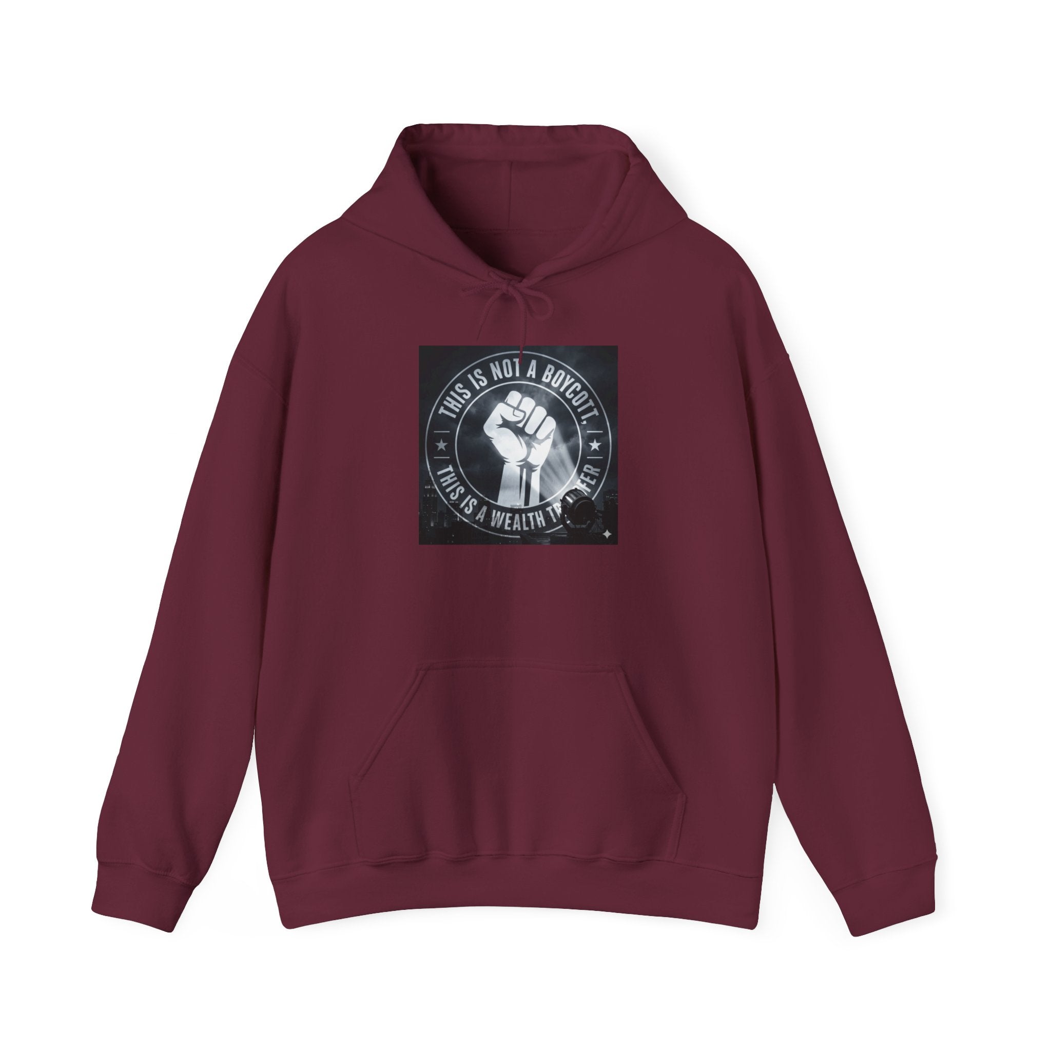 Hoodie — "This Is Not a Moment" Raised Fist Social Justice Pullover