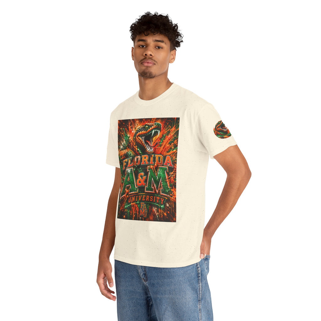 Florida A&M University Rattler Tee — Vintage Snake Mascot College T-Shirt