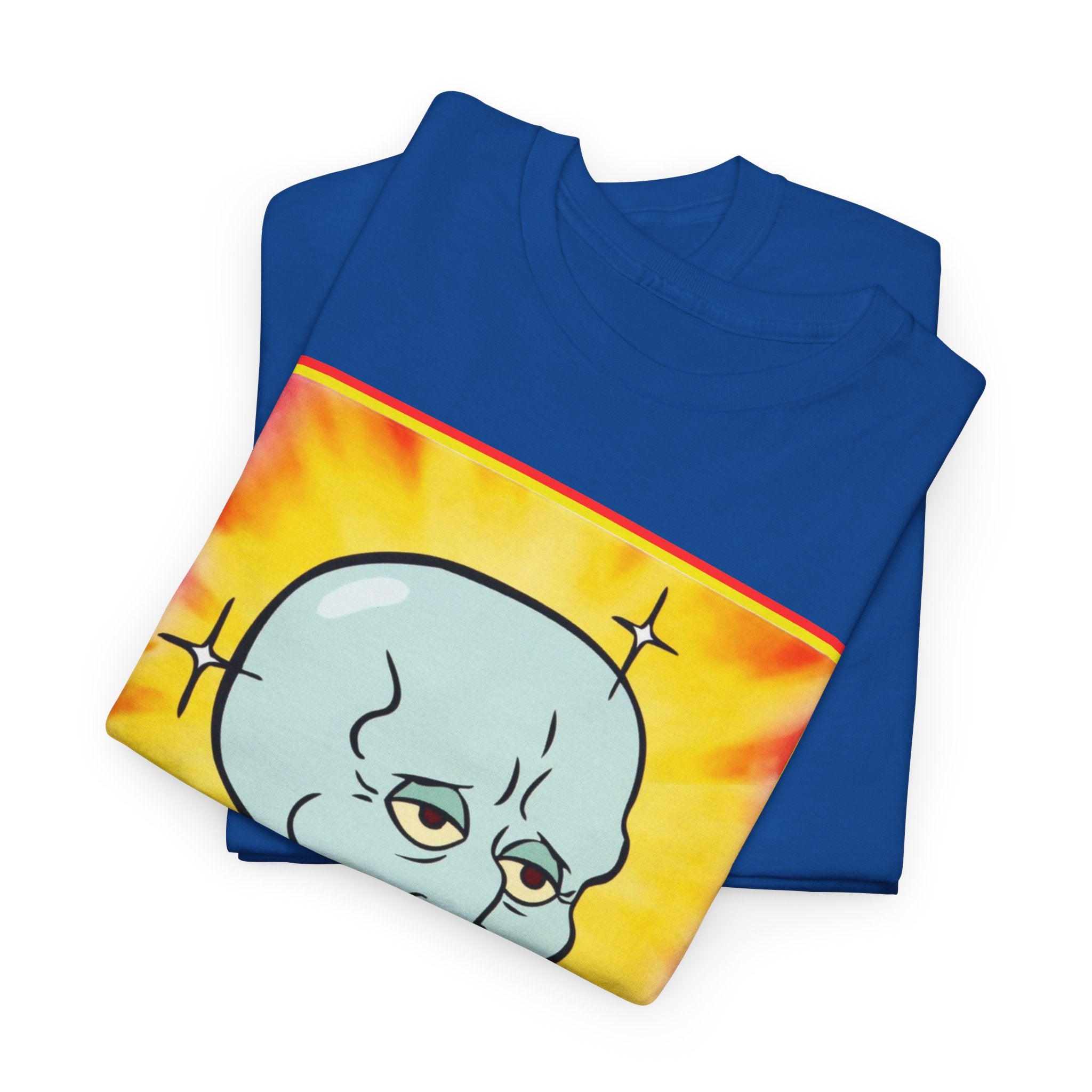 Handsome Squidward Portrait T‑Shirt — Retro Nickelodeon Graphic Tee