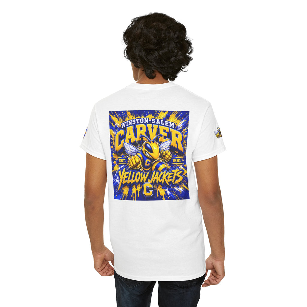 Carver Yellow Jackets Graphic T‑Shirt — Winston‑Salem School Spirit Tee