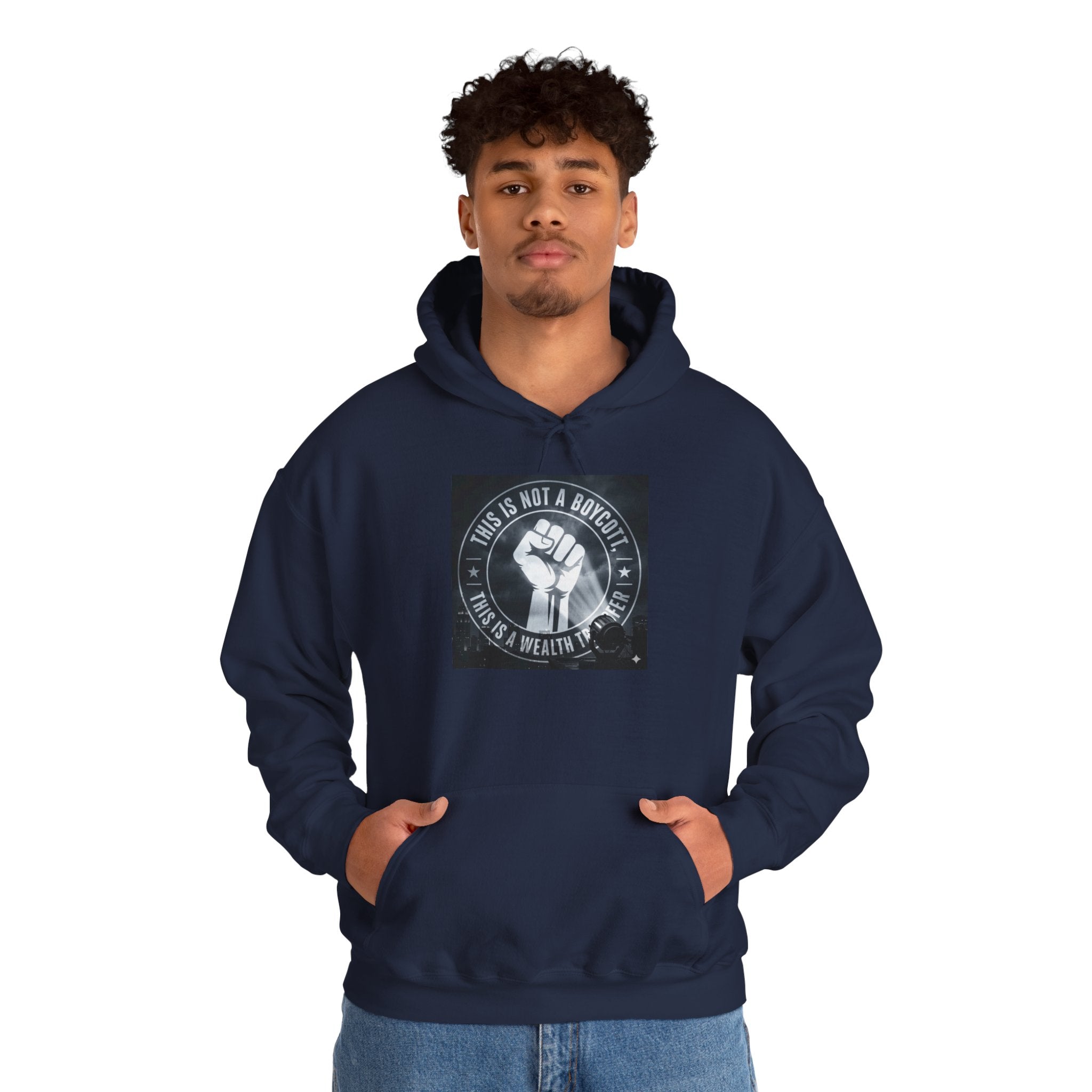 Hoodie — "This Is Not a Moment" Raised Fist Social Justice Pullover