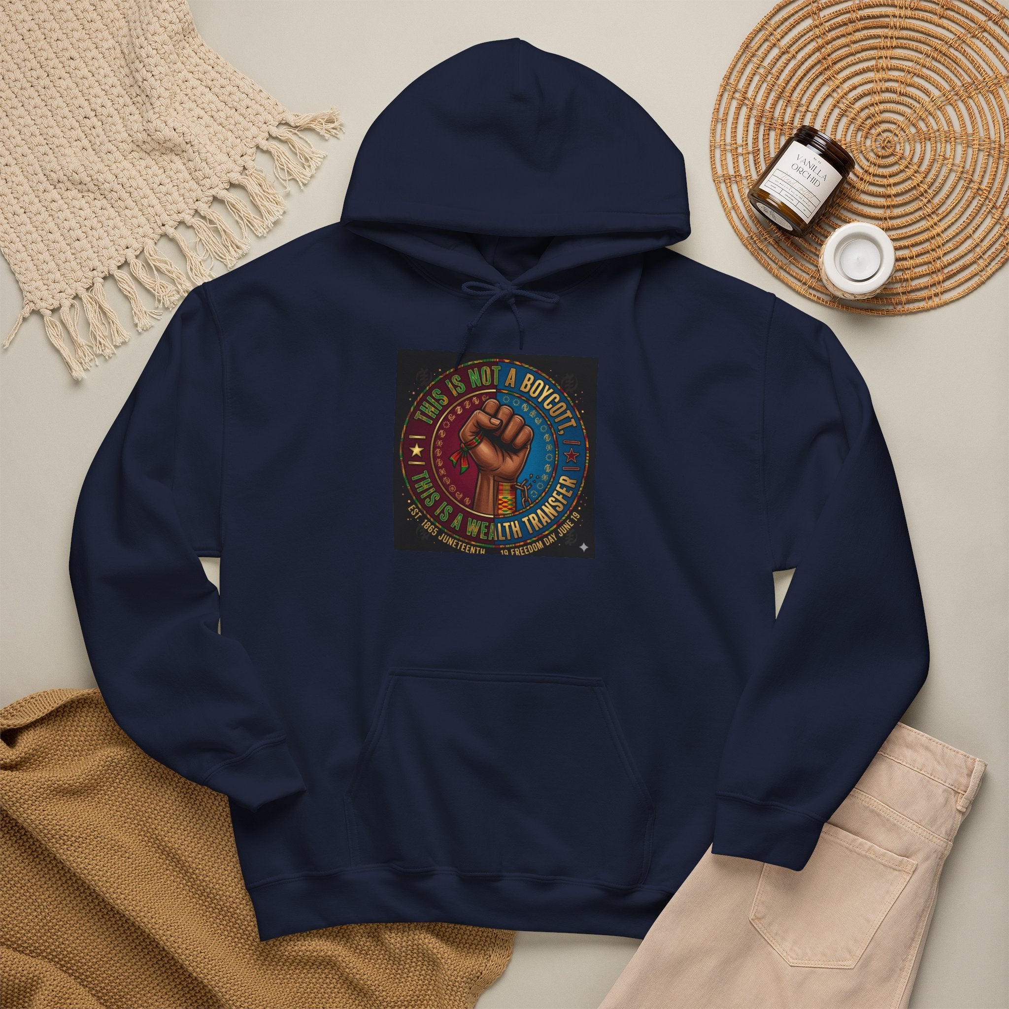 Empowered Unity Hoodie — "We Are a Movement" Fist Graphic Sweatshirt