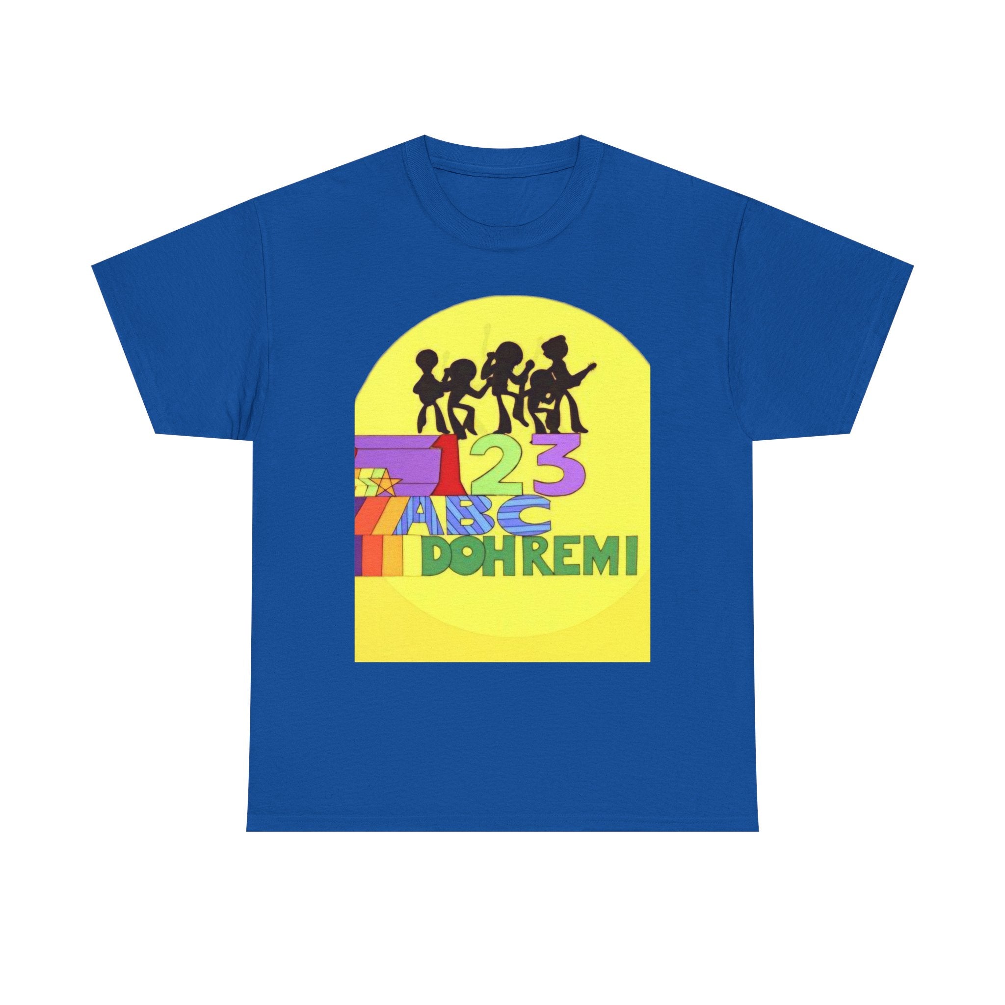 ABC 123 Kids Music Tee — Colorful Educational Rhythm Shirt