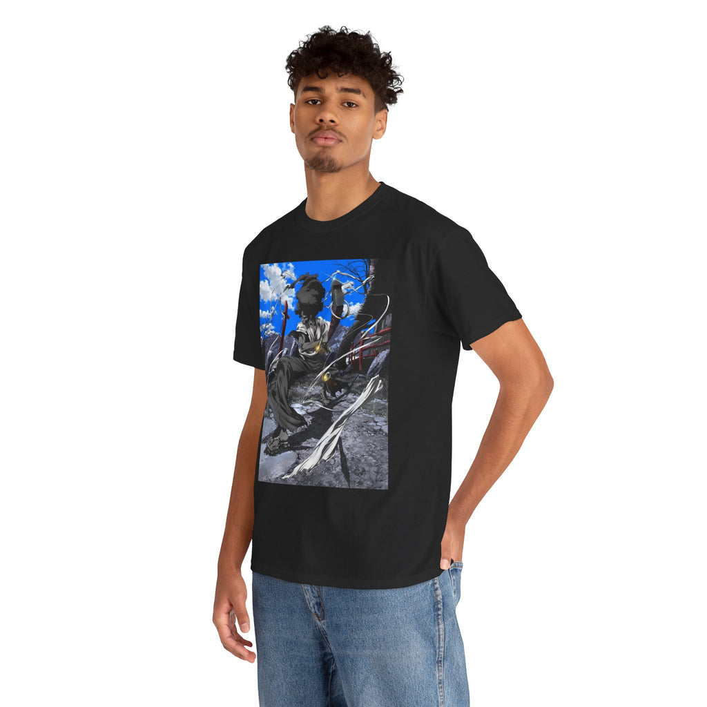 Afro Samurai Graphic Tee — Anime Streetwear T‑Shirt