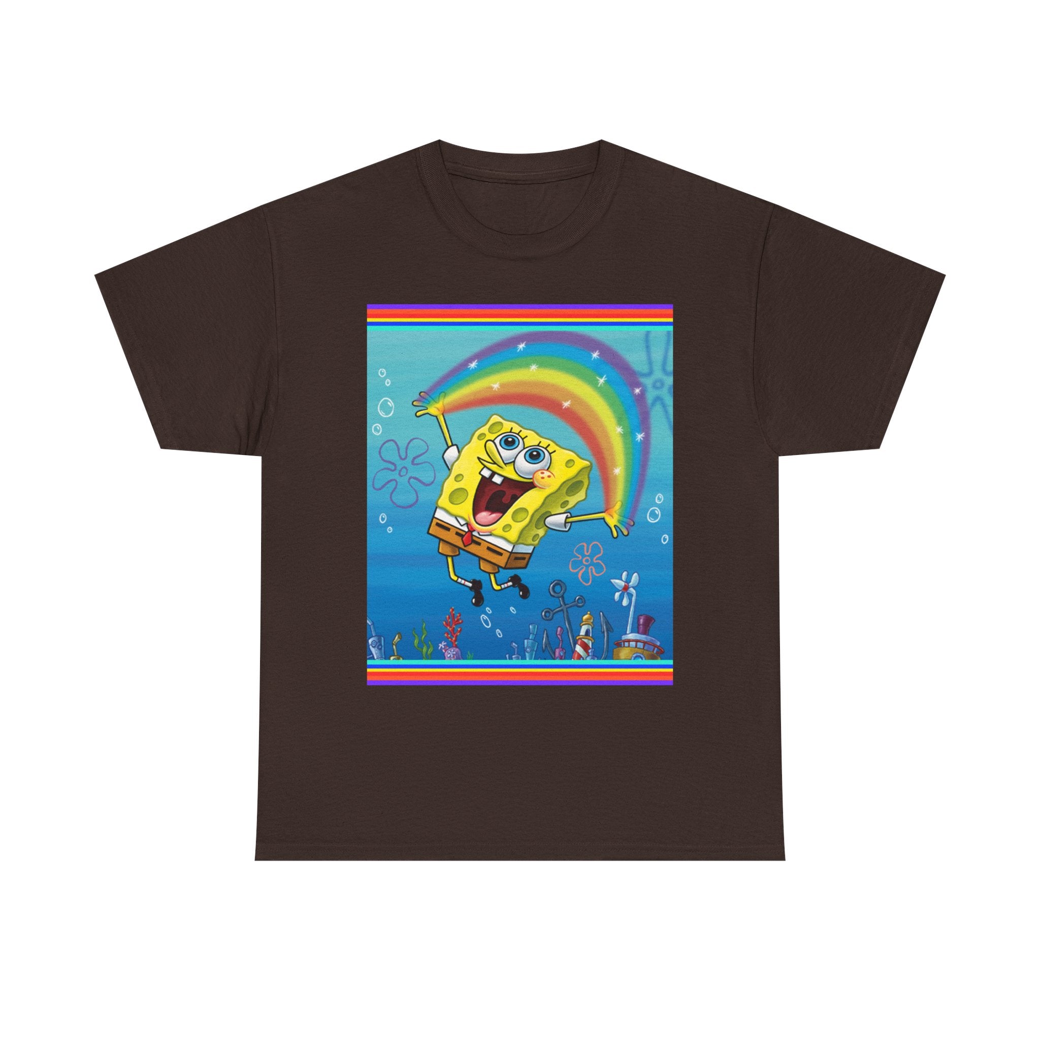 SpongeBob Rainbow SquarePants T-Shirt — Nickelodeon Graphic Tee