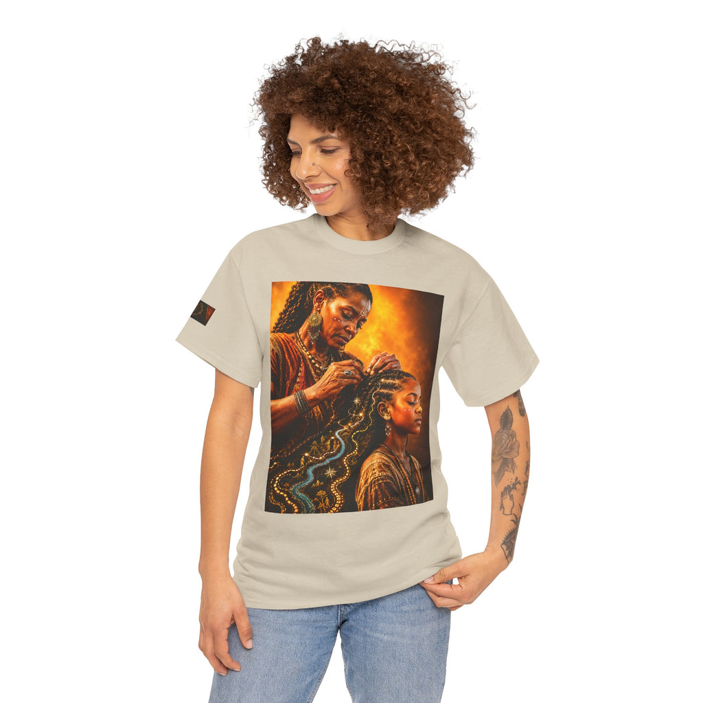 Afrocentric Braiding Tee – "This Is Not A Phase" Empowerment Graphic T-Shirt