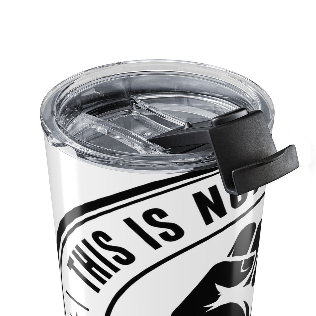Copy of 20oz Tumbler — "This Is Not A Bonus, It's A Wealth Transfer" Travel Mug with Raised Fist Graphic