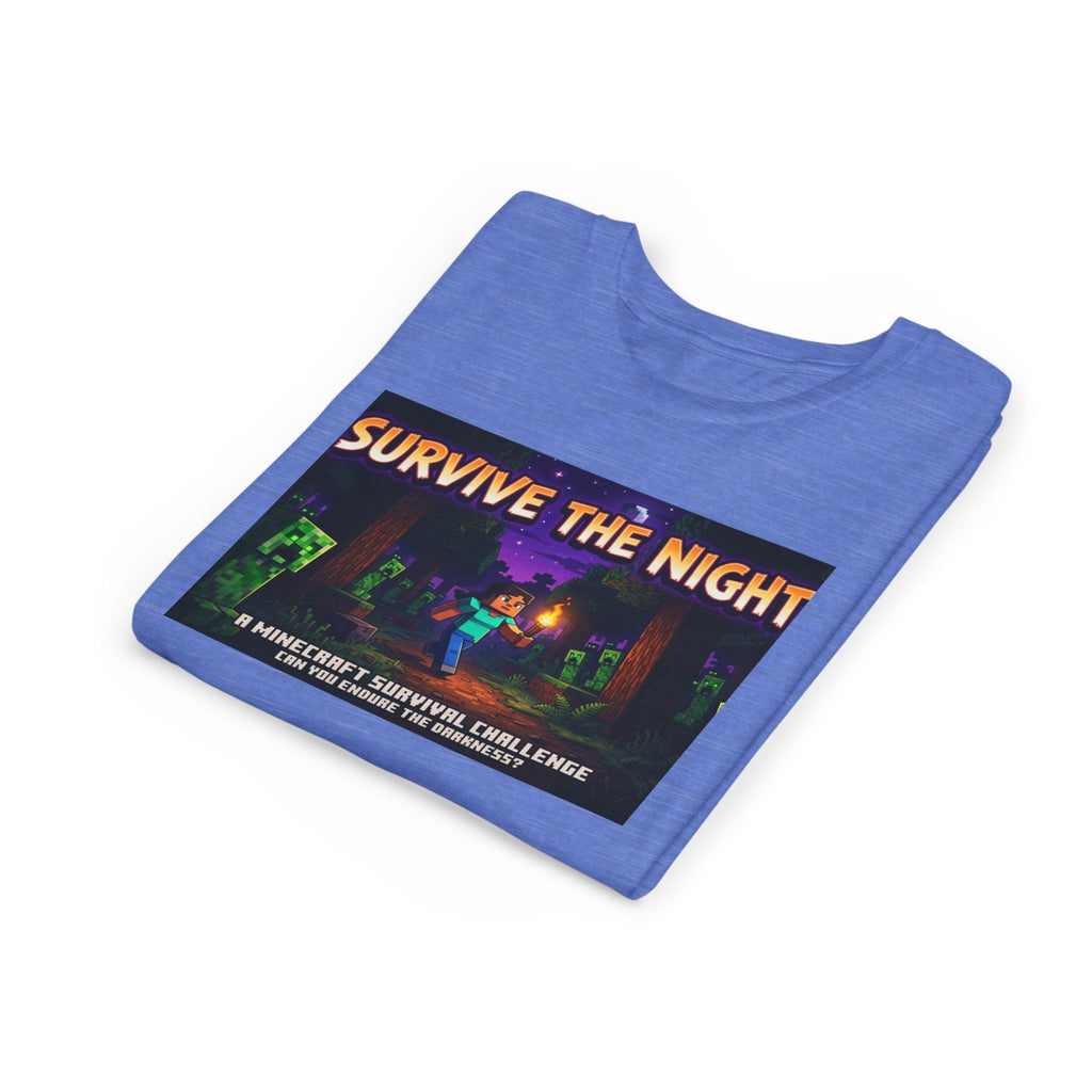 Survive the Night Youth Tee — Glowing Creeper Night Gamer Shirt