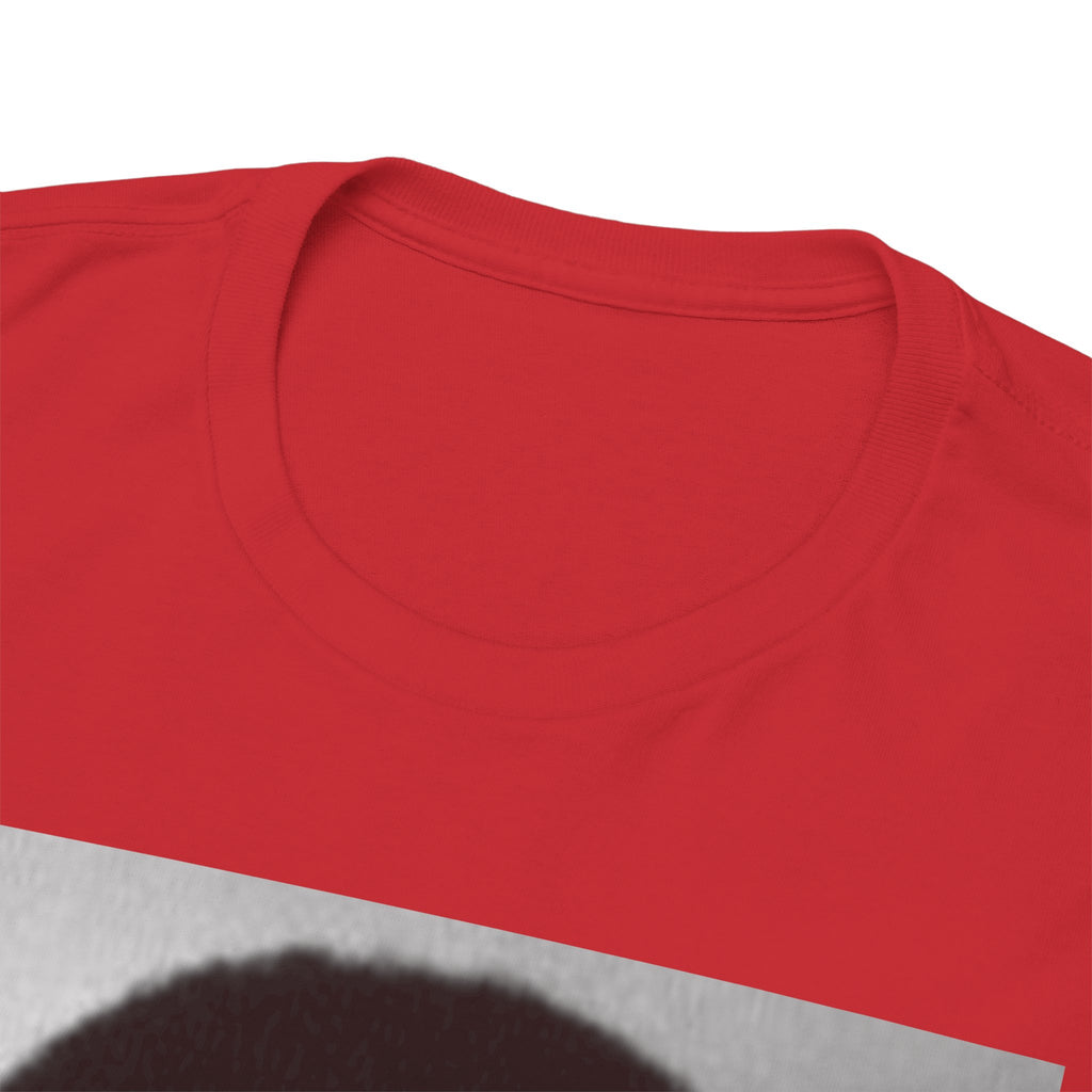 Graphic Tee — Retro Portrait Front with Black Power Fist Back