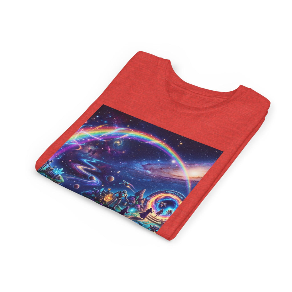 Galaxy Fantasy Youth Tee — Floating Islands, Robots & Magic Portals