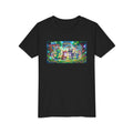 Cute Fantasy Pets Sunglasses Tee — Dragon, Cat, Wolf & Robot Pets