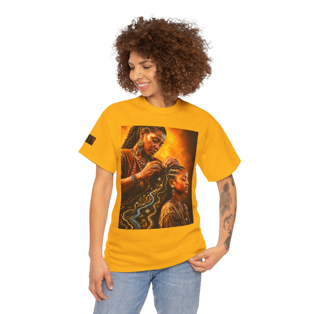 Afrocentric Braiding Tee – "This Is Not A Phase" Empowerment Graphic T-Shirt